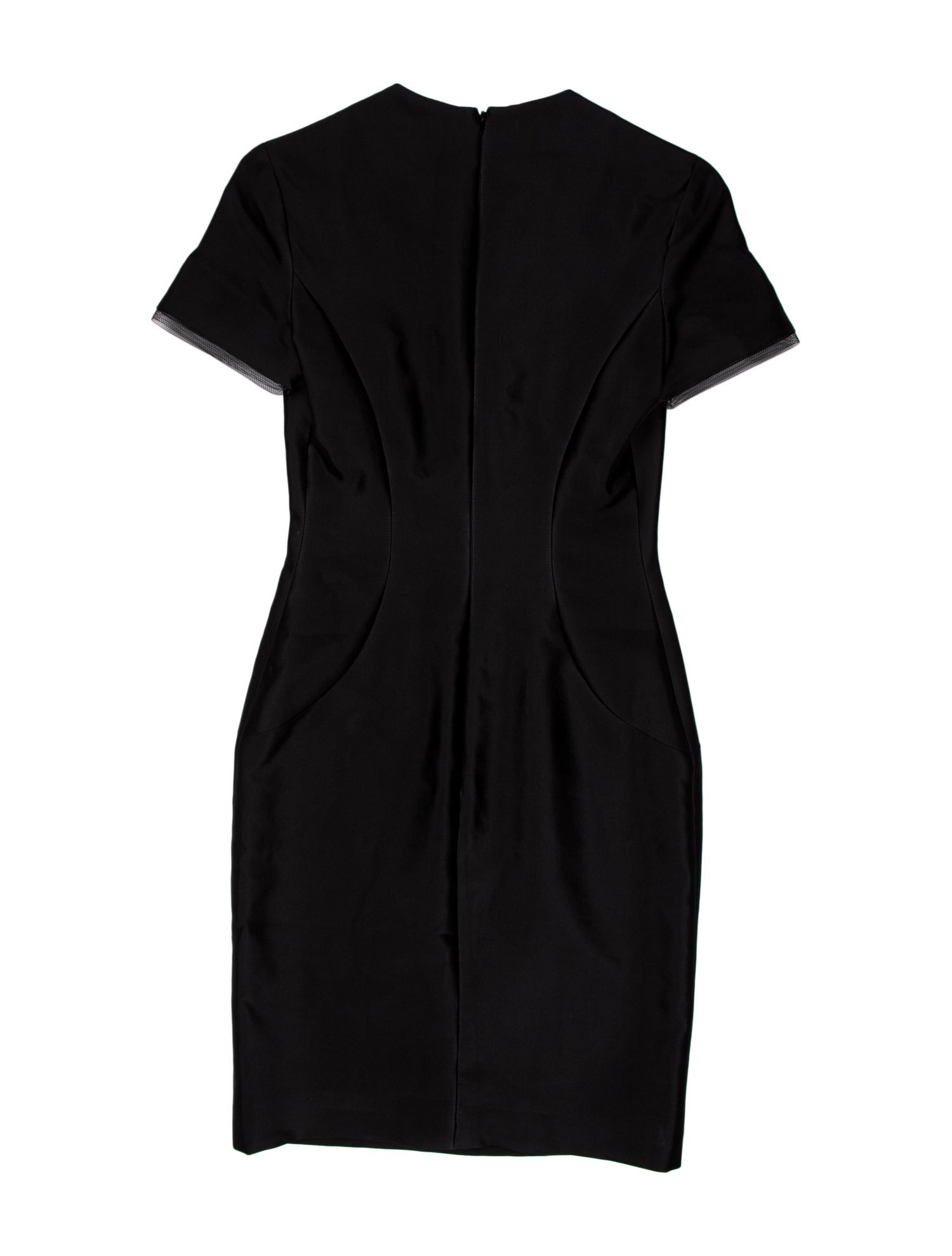 Monique Lhuillier Scoop Neck Mini Dress