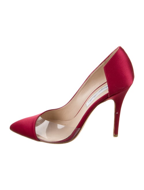 Monique Lhuillier Satin Pumps