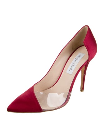 Monique Lhuillier Satin Pumps