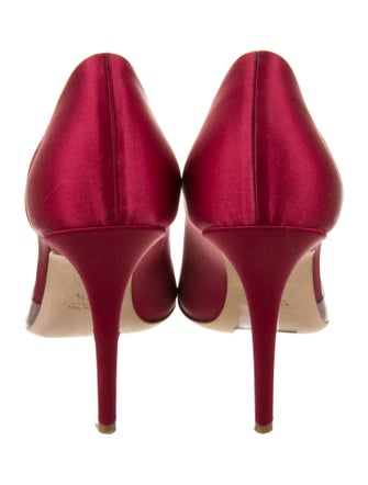 Monique Lhuillier Satin Pumps