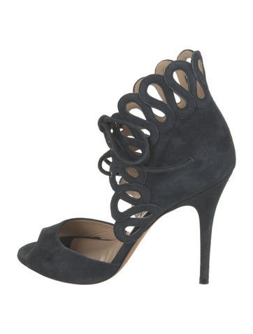 Monique Lhuillier Pumps Suede D'Orsay IT 36.5 | 6.5