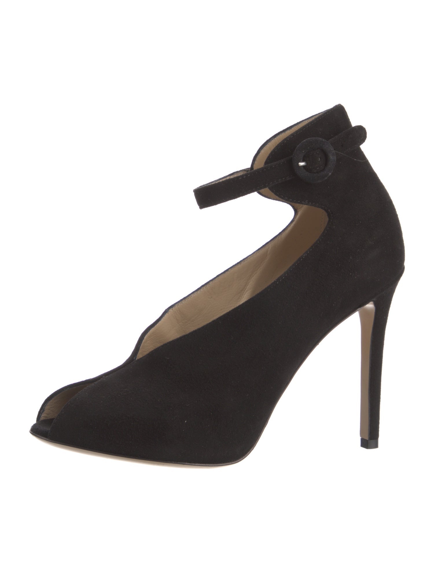 Monique Lhuillier Suede D'Orsay Pumps w/ Tags