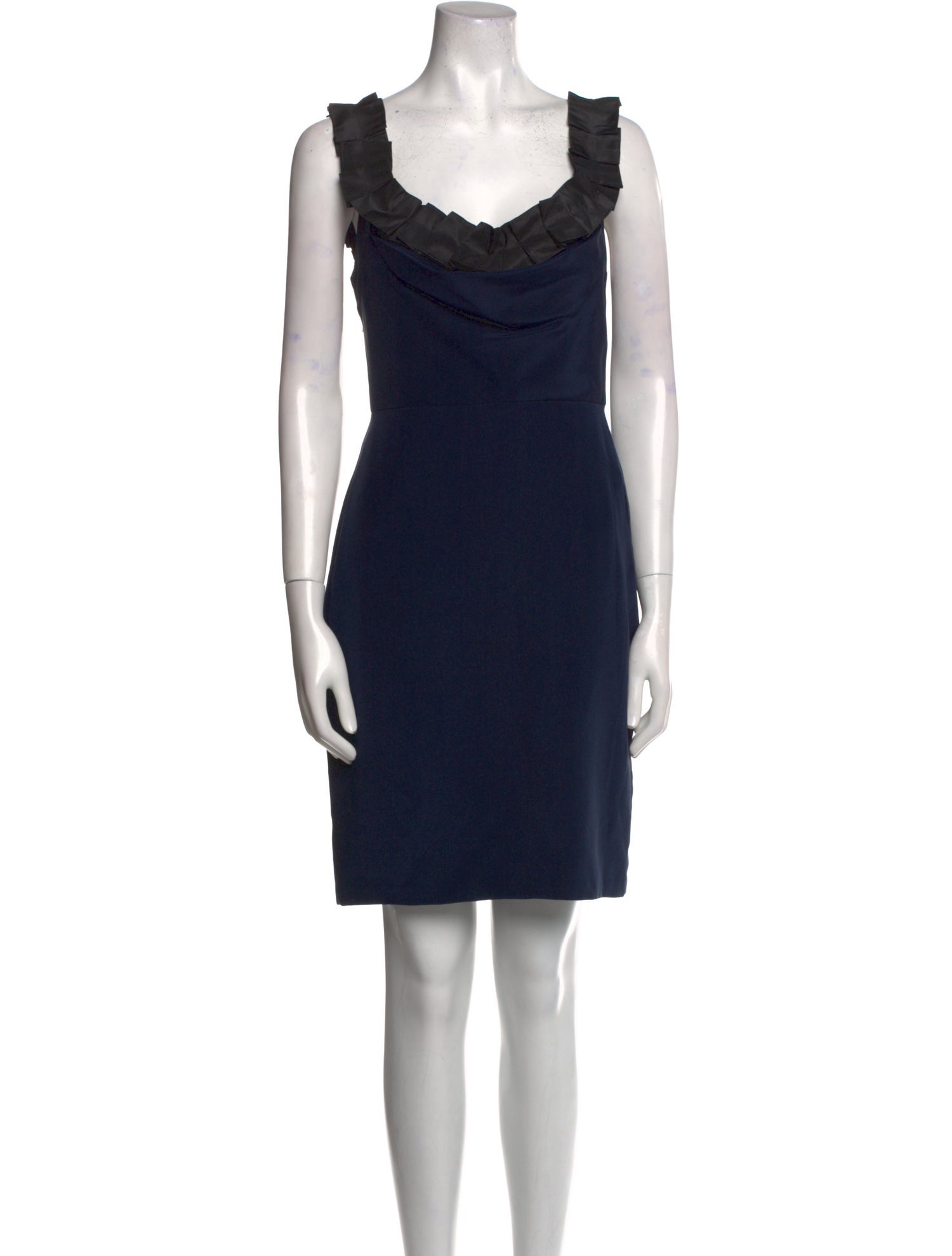 Monique Lhuillier Silk Mini Dress