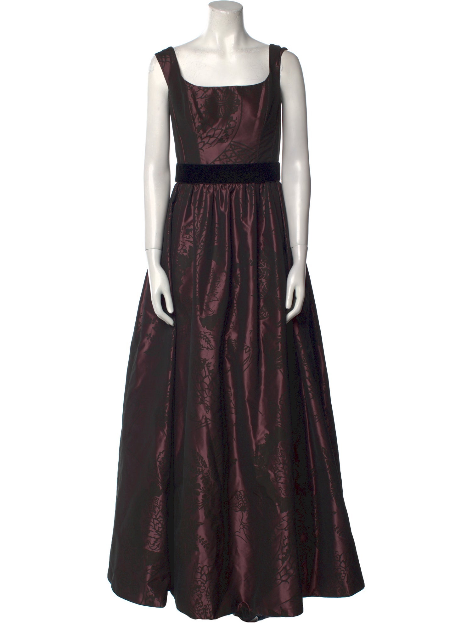 Monique Lhuillier Silk Long Dress