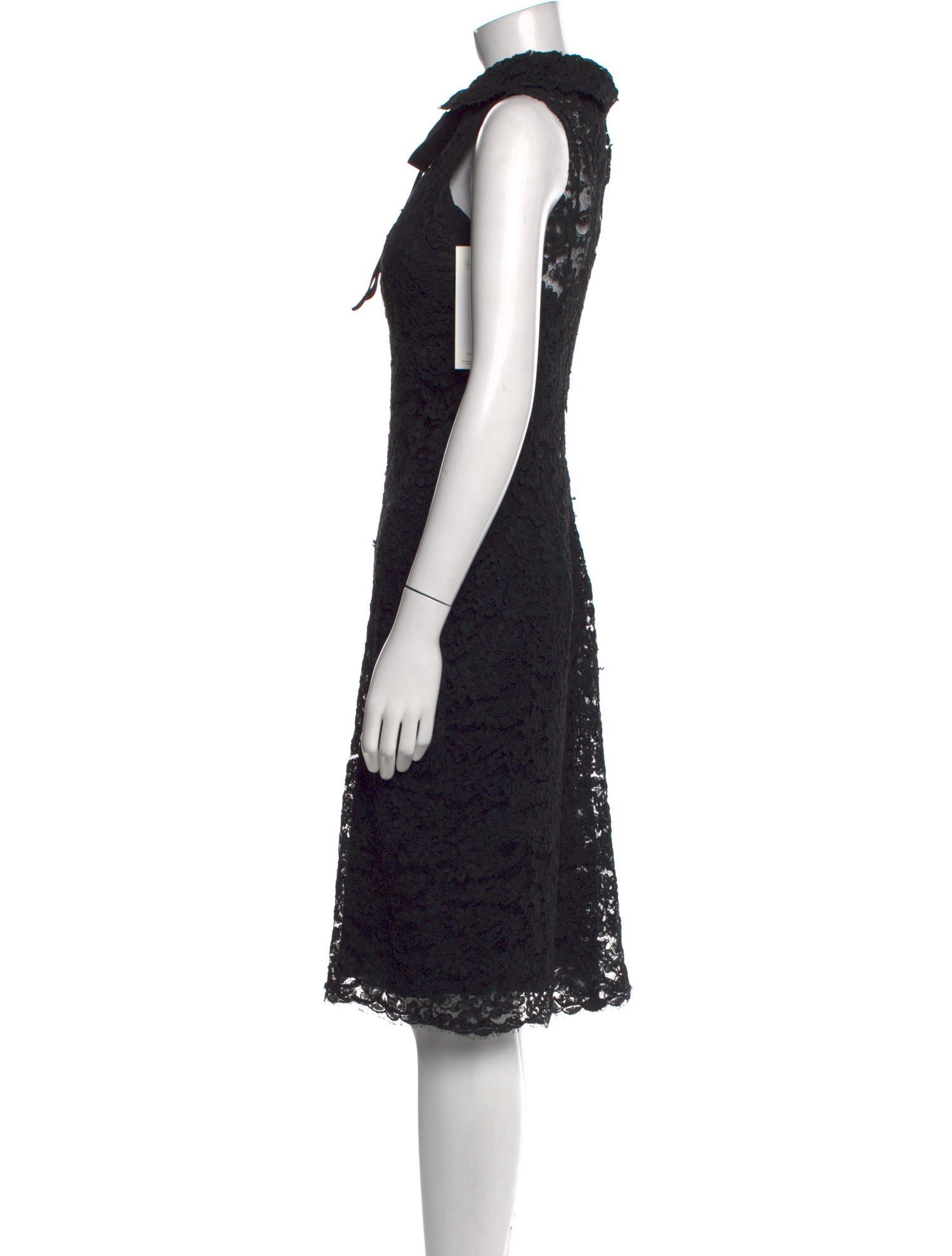 Monique Lhuillier Silk Midi Length Dress