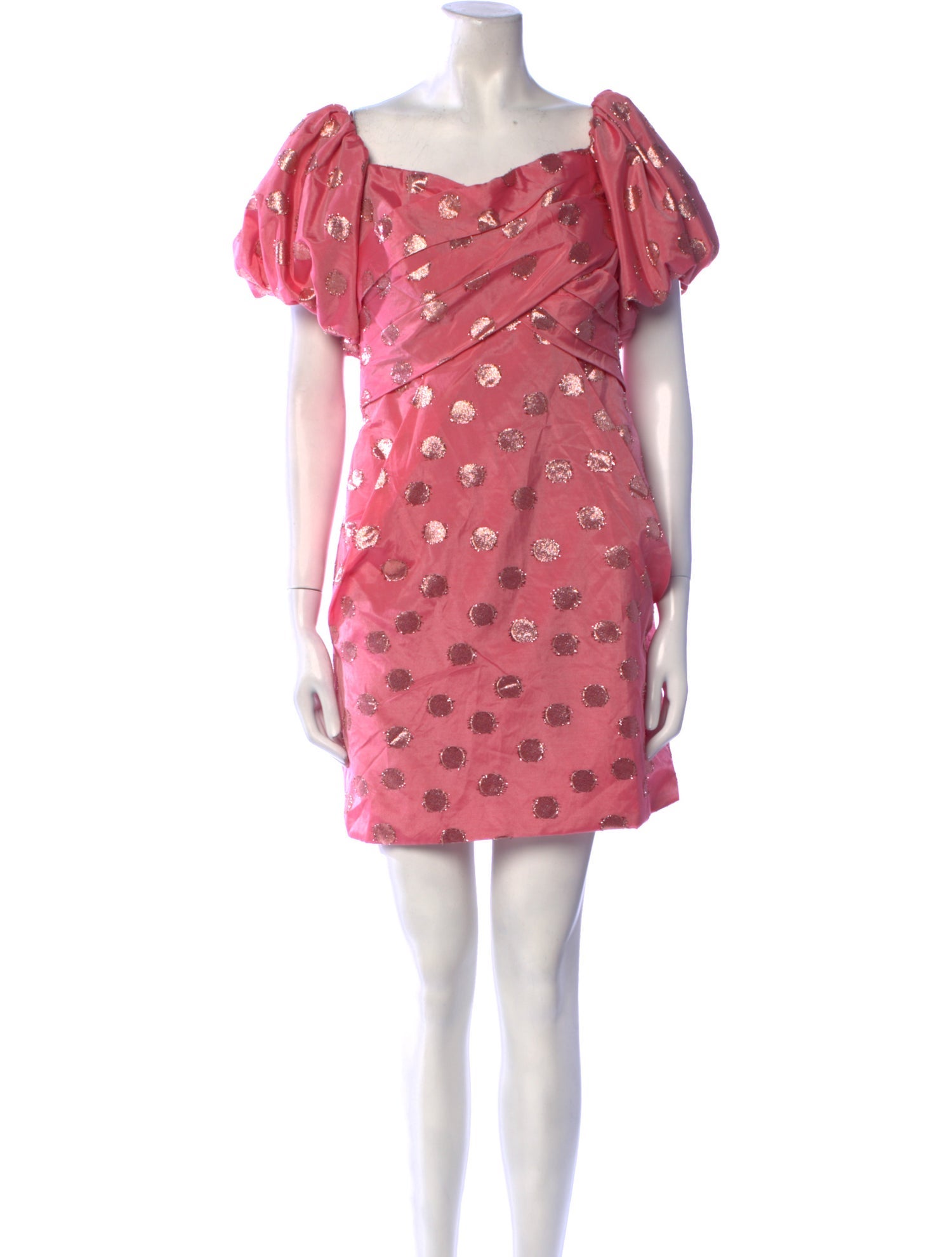 Monique Lhuillier Floral Print Mini Dress