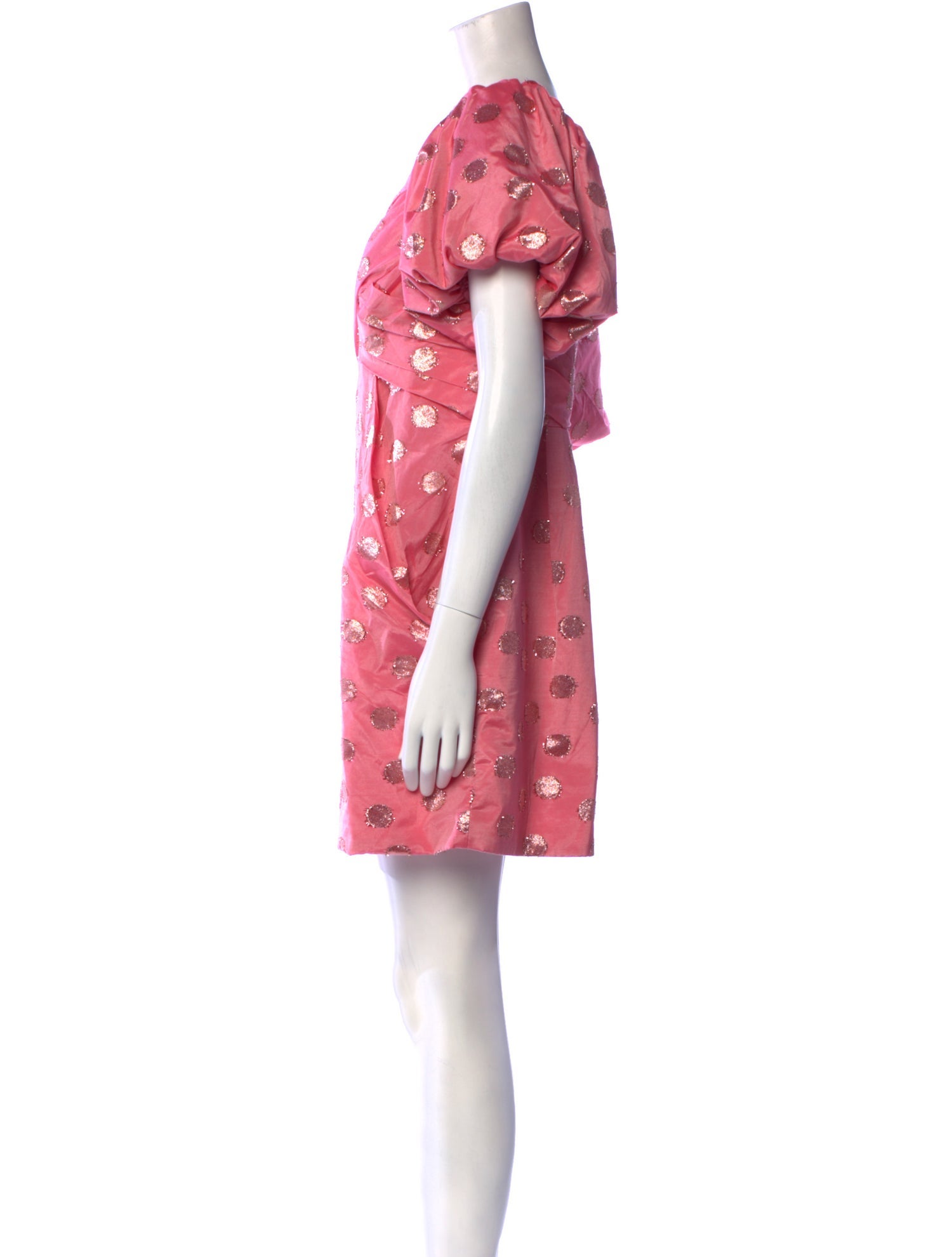 Monique Lhuillier Floral Print Mini Dress