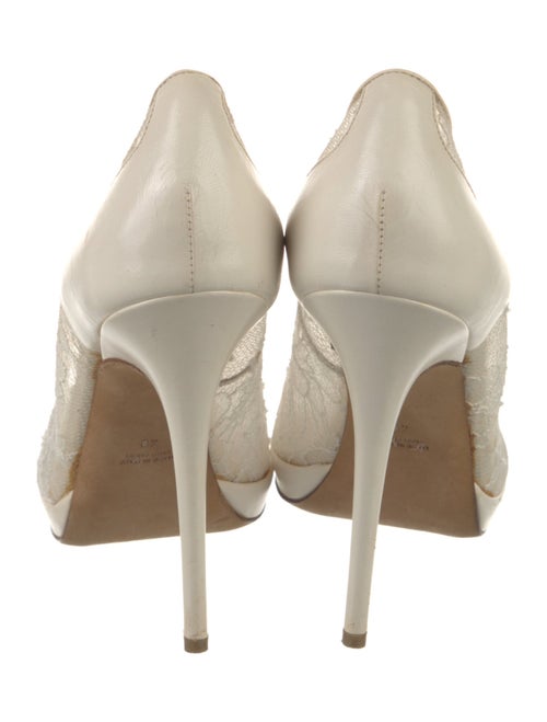 Monique Lhuillier Lace Lace Pattern Pumps