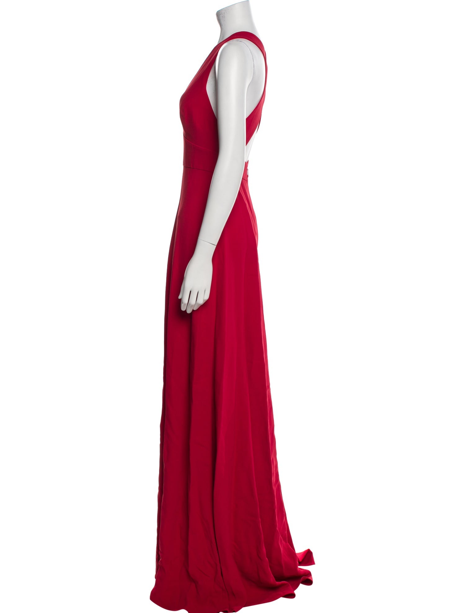 Monique Lhuillier Silk Long Dress