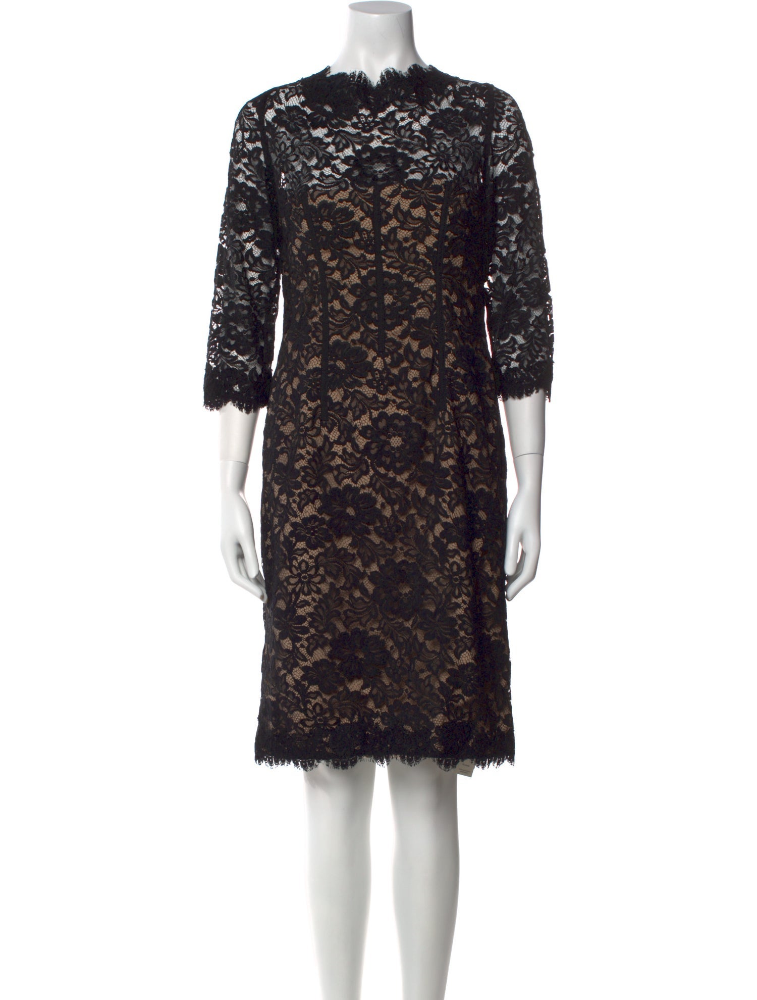 Monique Lhuillier Nylon Knee-Length Dress