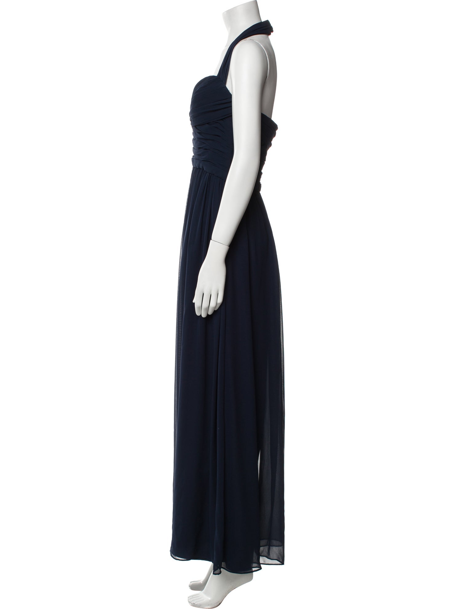 Monique Lhuillier Halterneck Long Dress