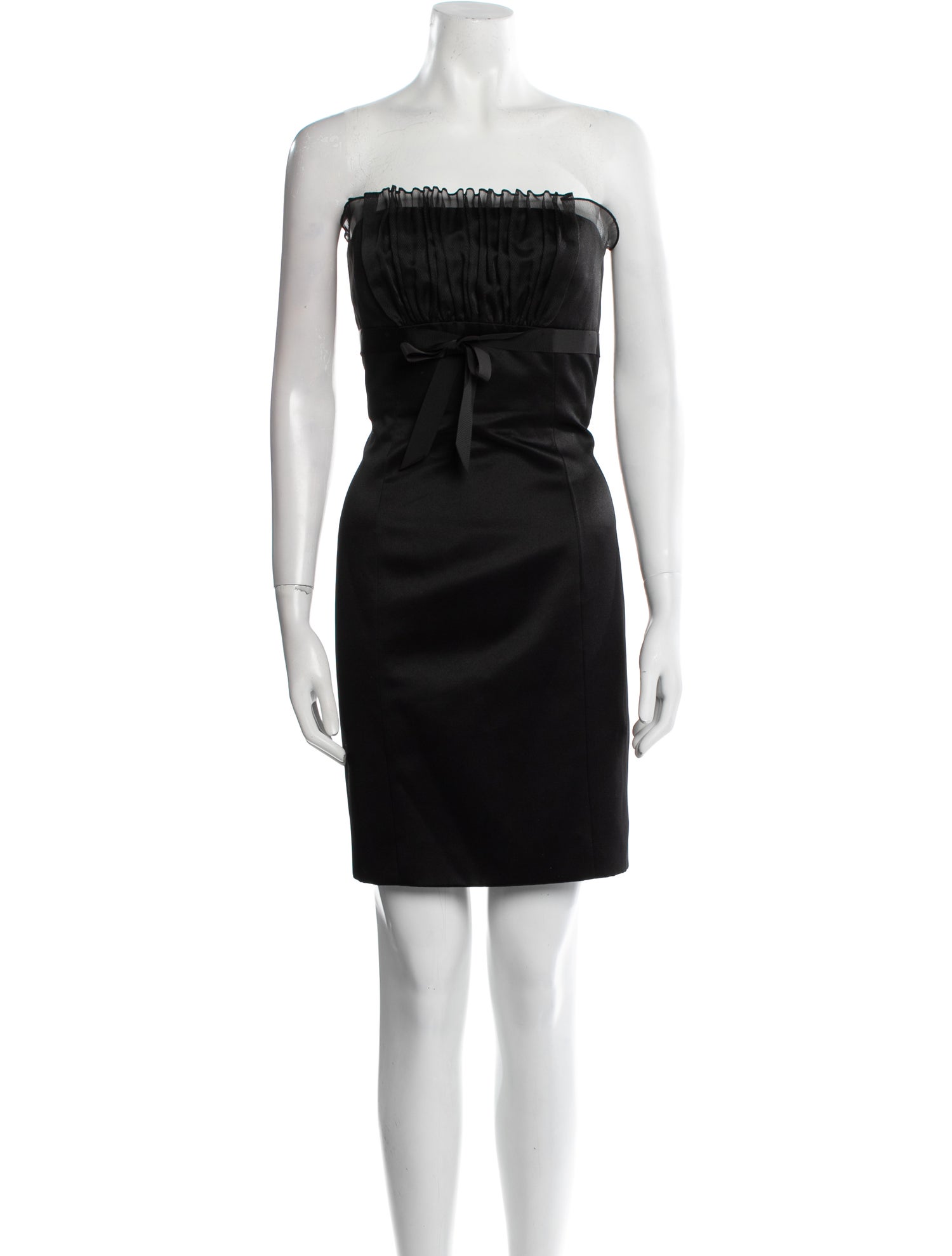 Monique Lhuillier Strapless Mini Dress