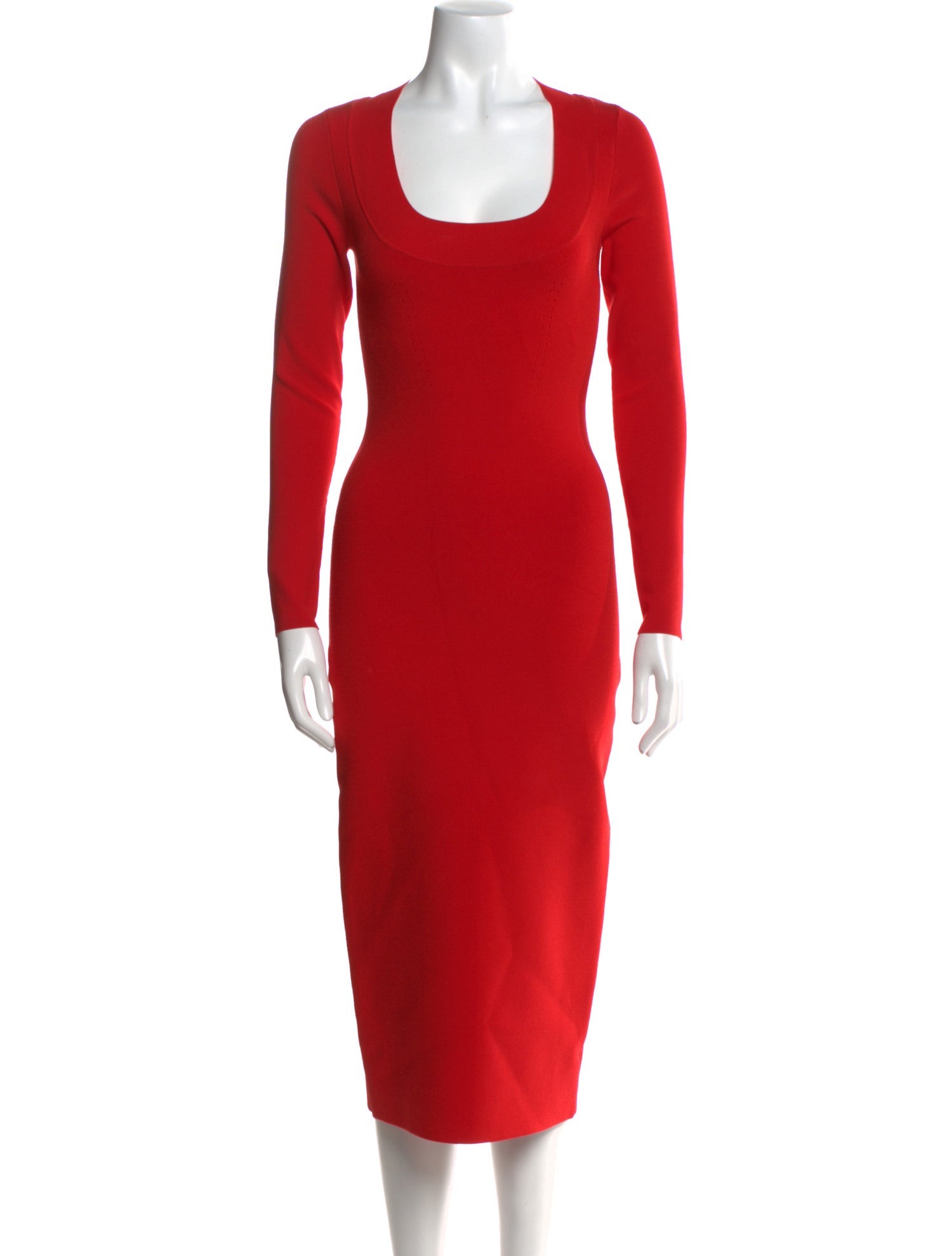 Monique Lhuillier Scoop Neck Midi Length Dress w/ Tags