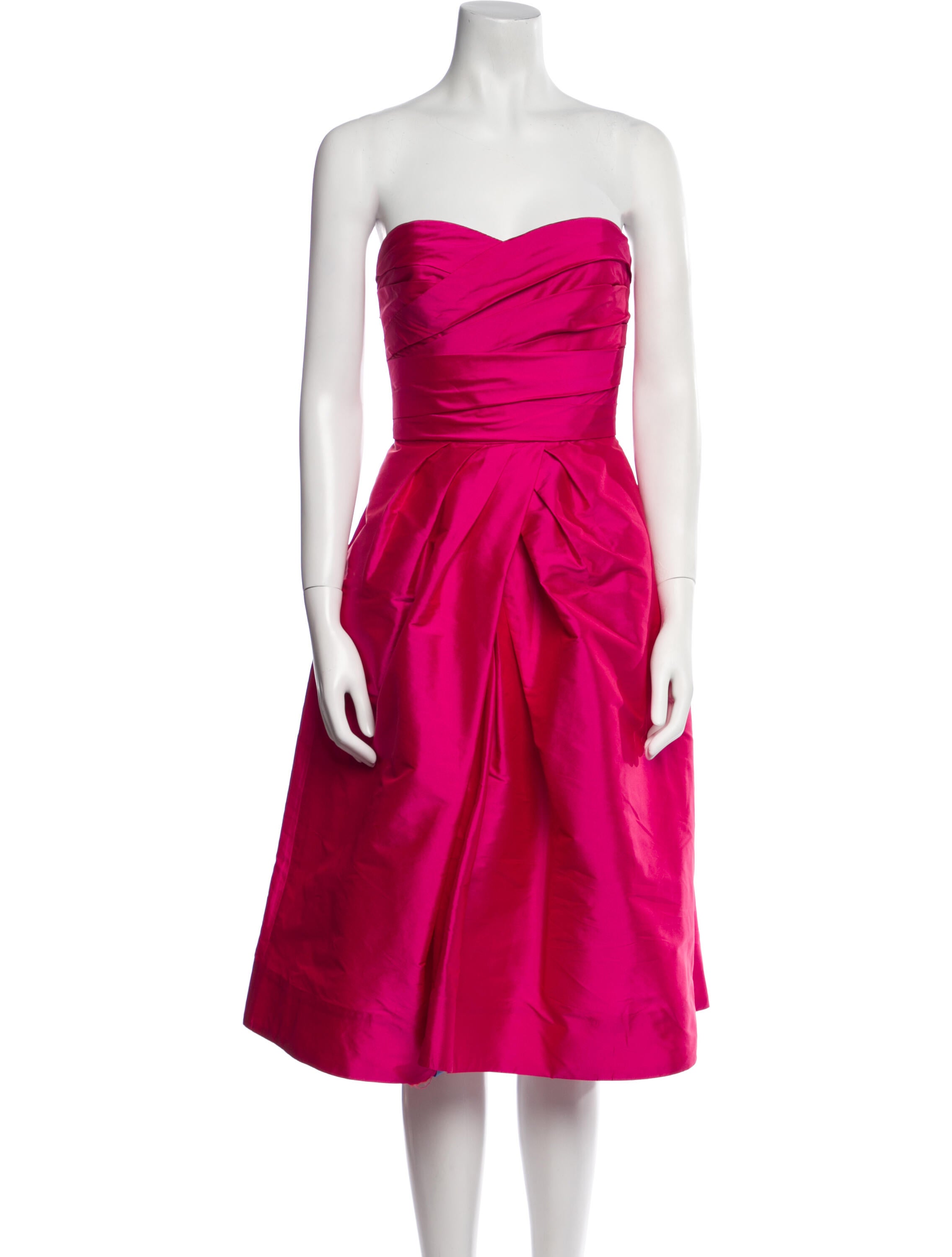 Monique Lhuillier Strapless Mini Dress