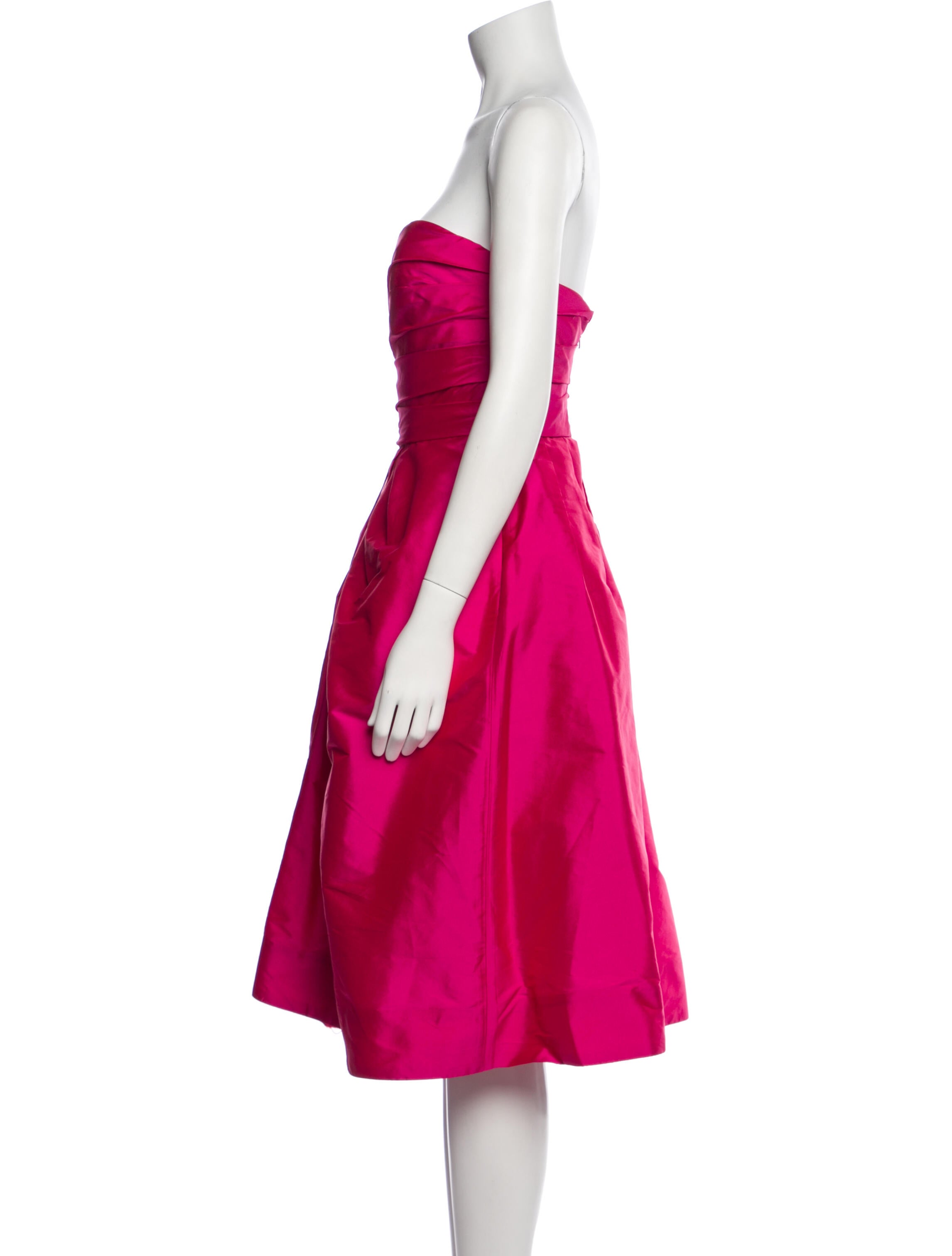 Monique Lhuillier Strapless Mini Dress