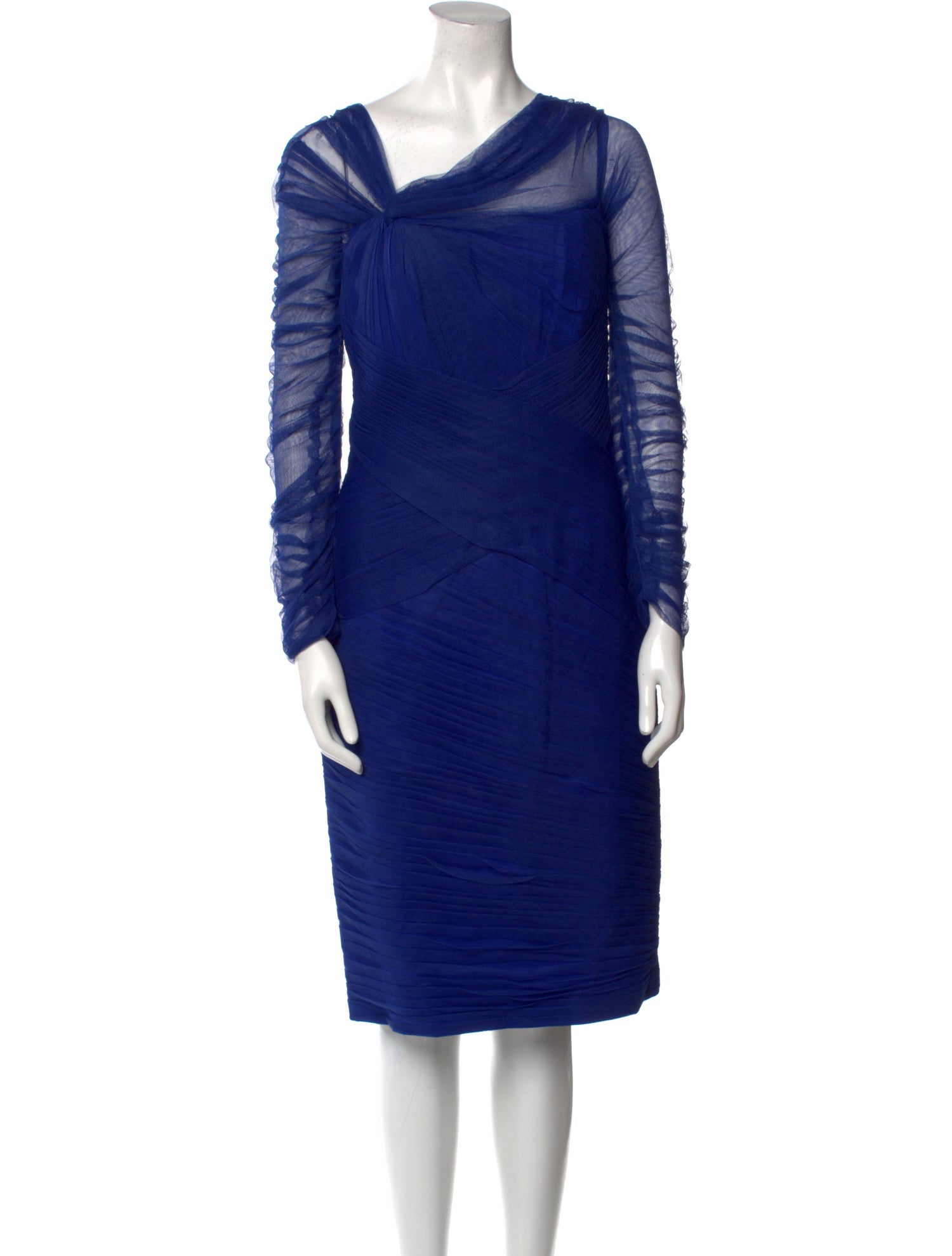 Monique Lhuillier Asymmetrical Knee-Length Dress w/ Tags