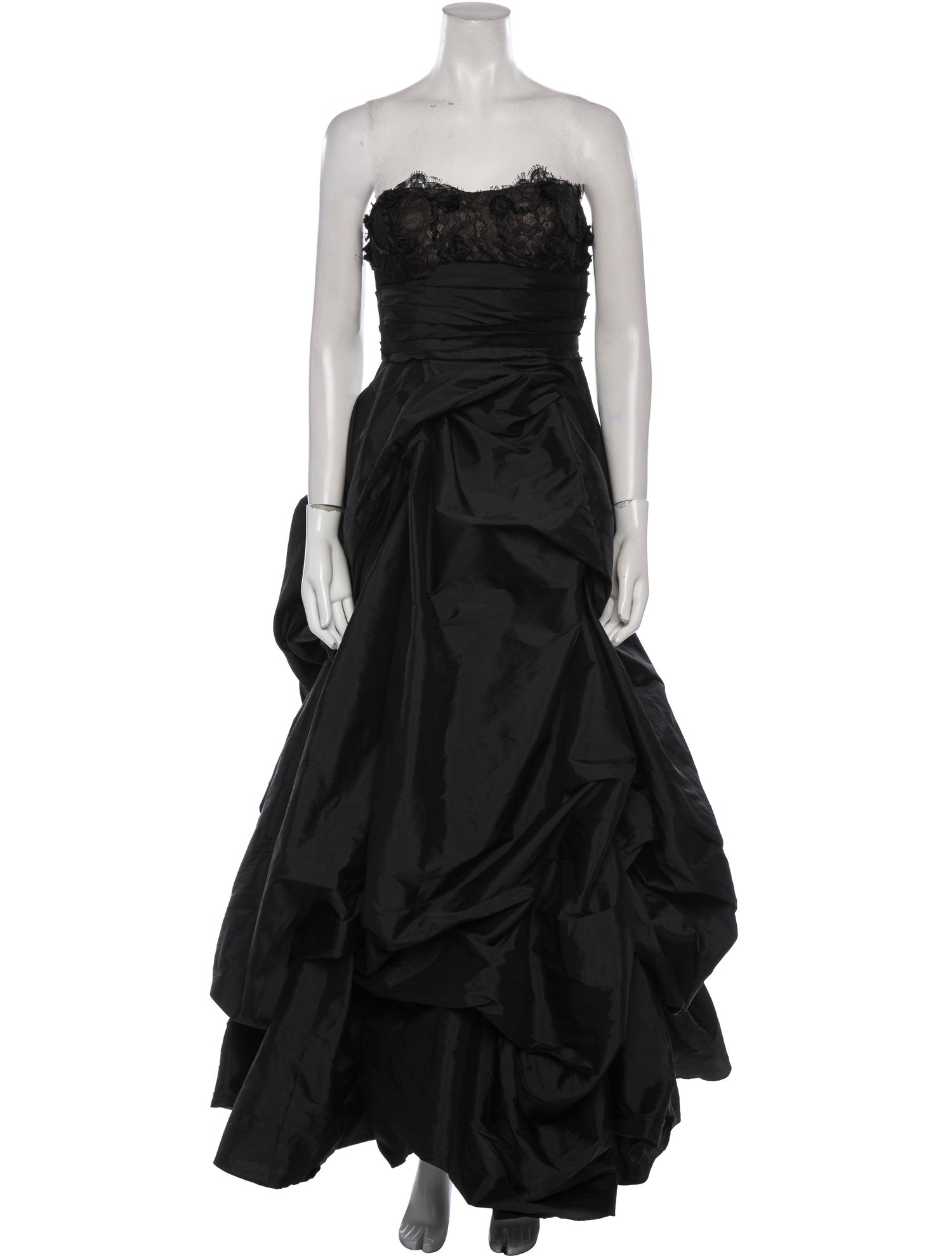 Monique Lhuillier Strapless Long Dress