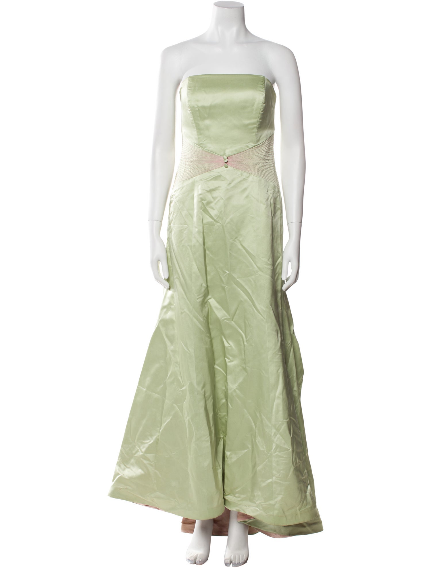 Monique Lhuillier Silk Long Dress