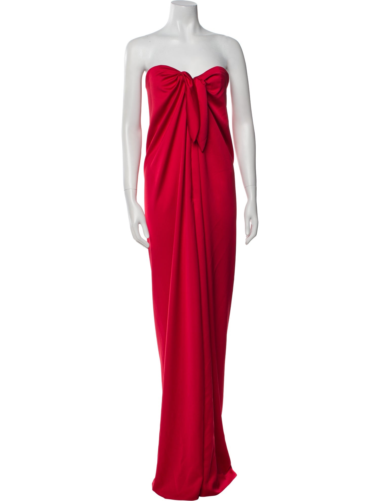 Monique Lhuillier Strapless Long Dress