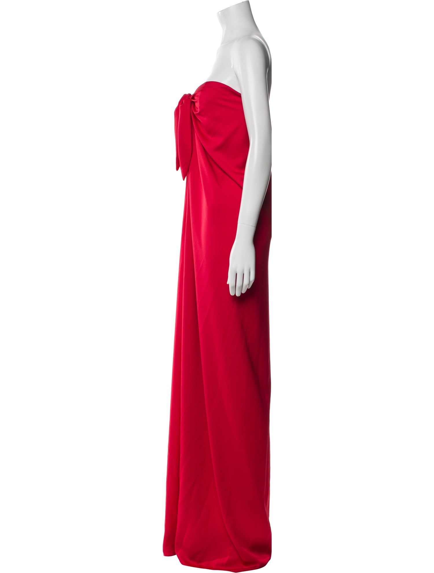 Monique Lhuillier Strapless Long Dress