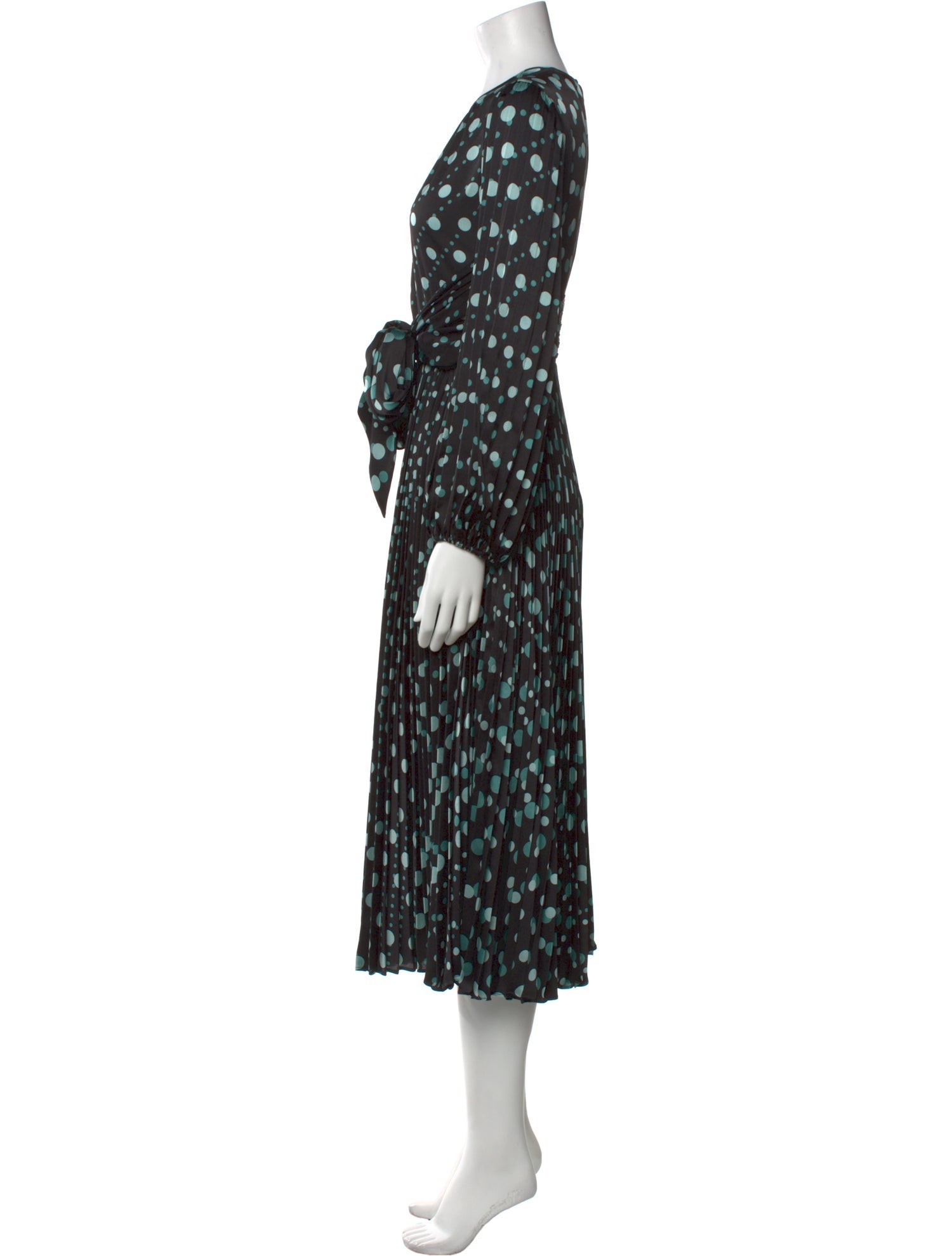 Monique Lhuillier Printed Long Dress