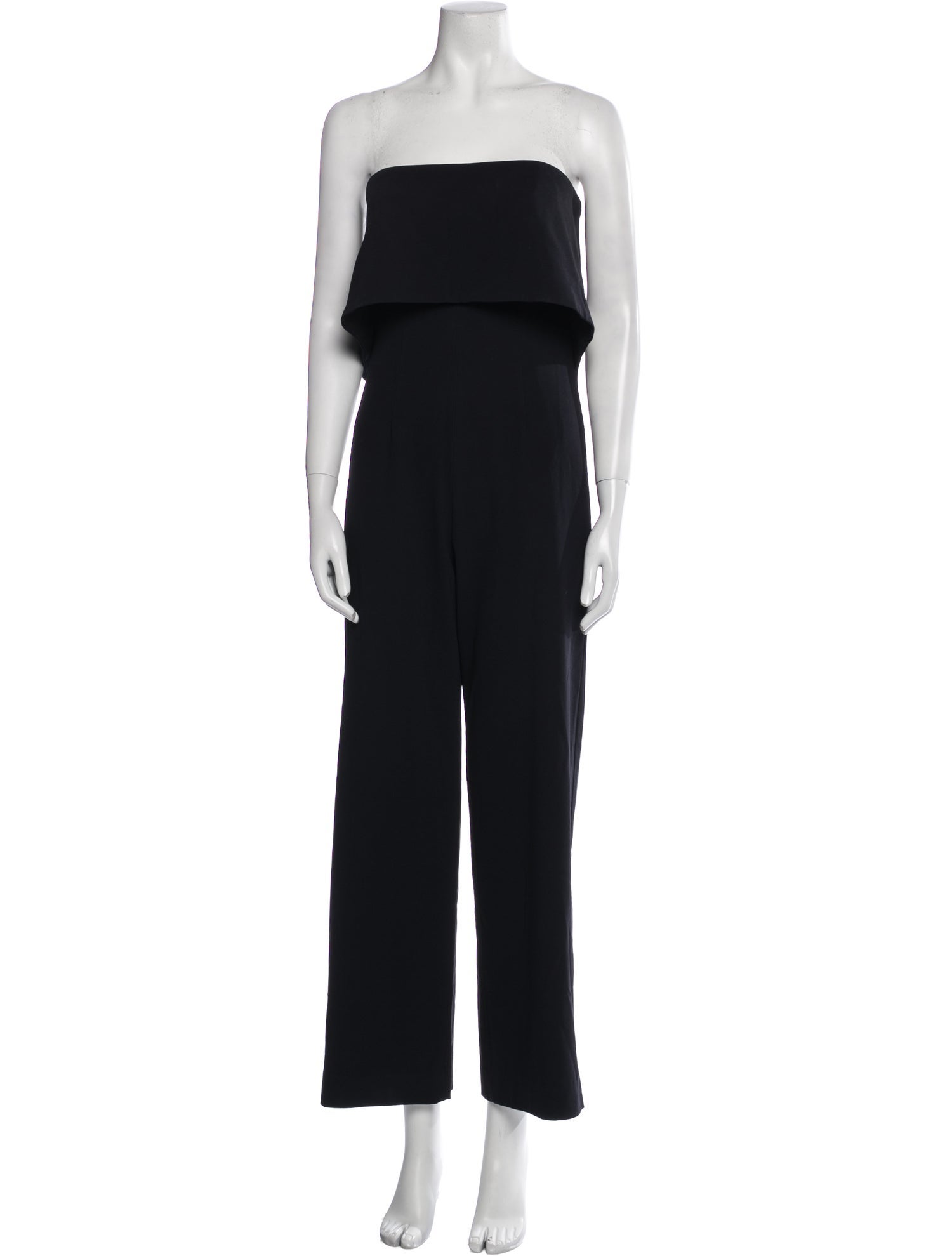 Monique Lhuillier Strapless Jumpsuit