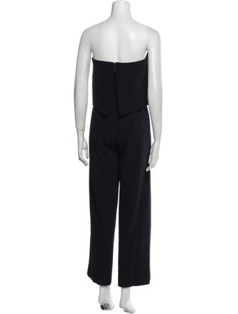 Monique Lhuillier Strapless Jumpsuit