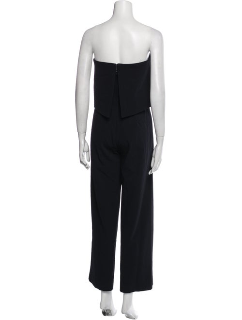 Monique Lhuillier Strapless Jumpsuit