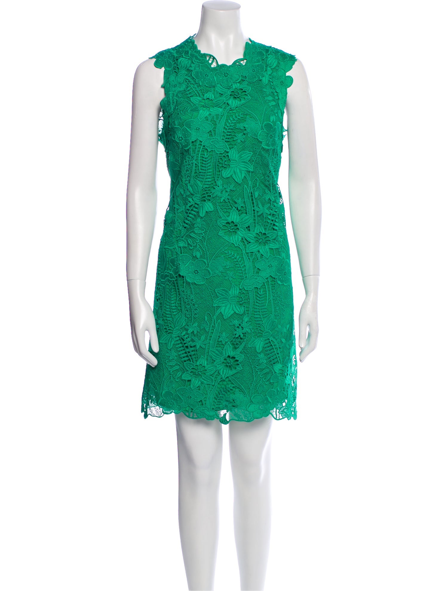 Monique Lhuillier Crew Neck Mini Dress w/ Tags