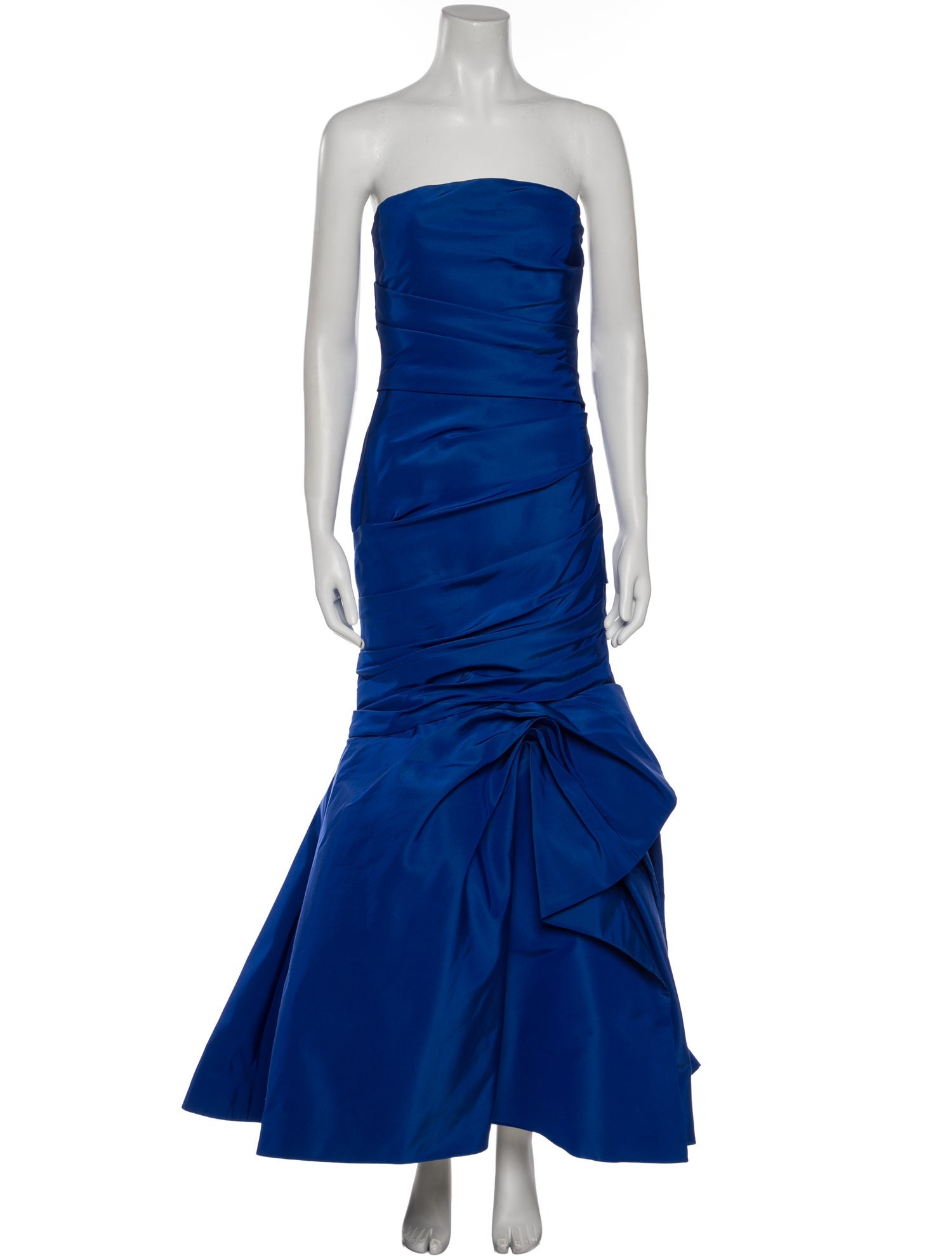 Monique Lhuillier Silk Long Dress