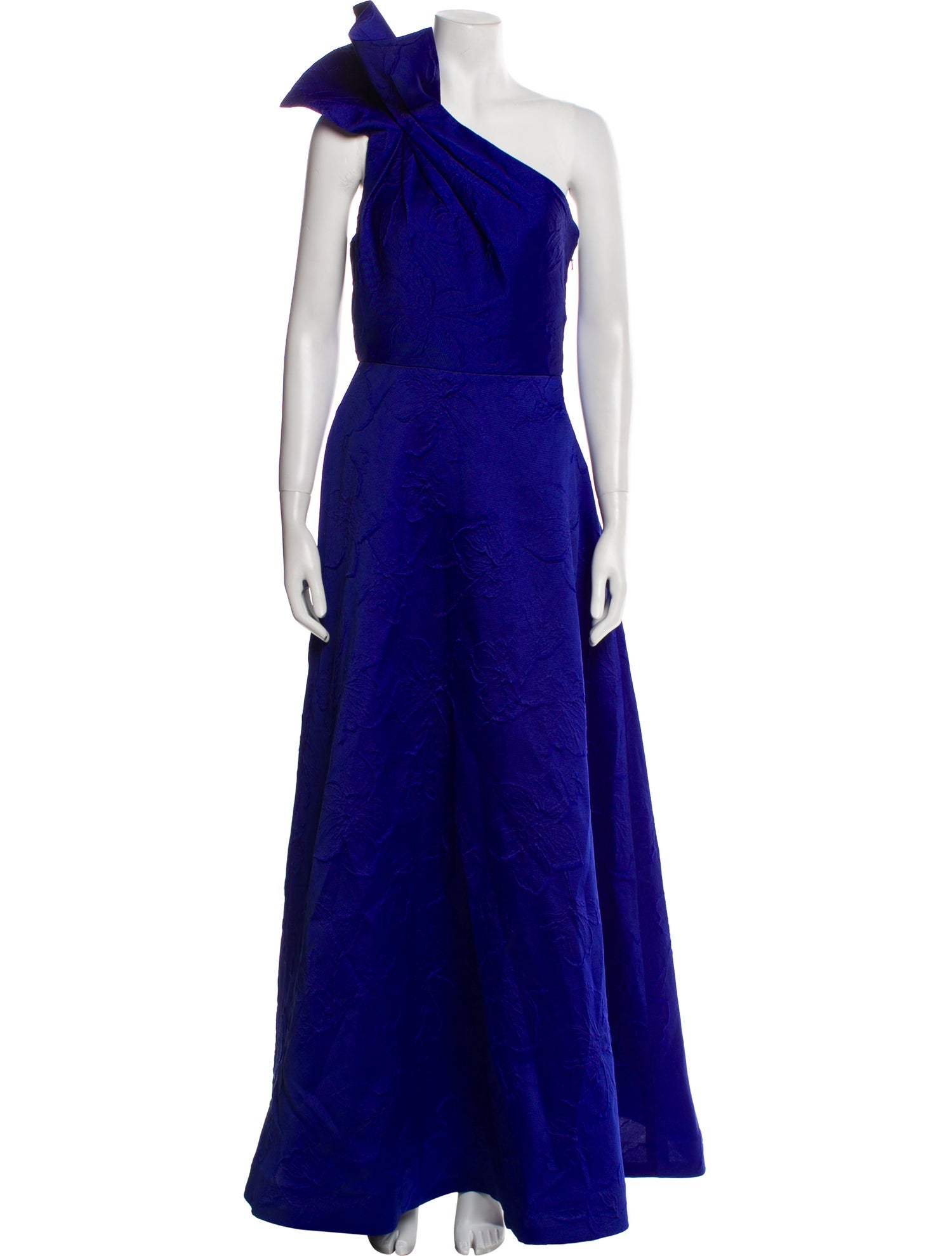Monique Lhuillier One-Shoulder Long Dress w/ Tags