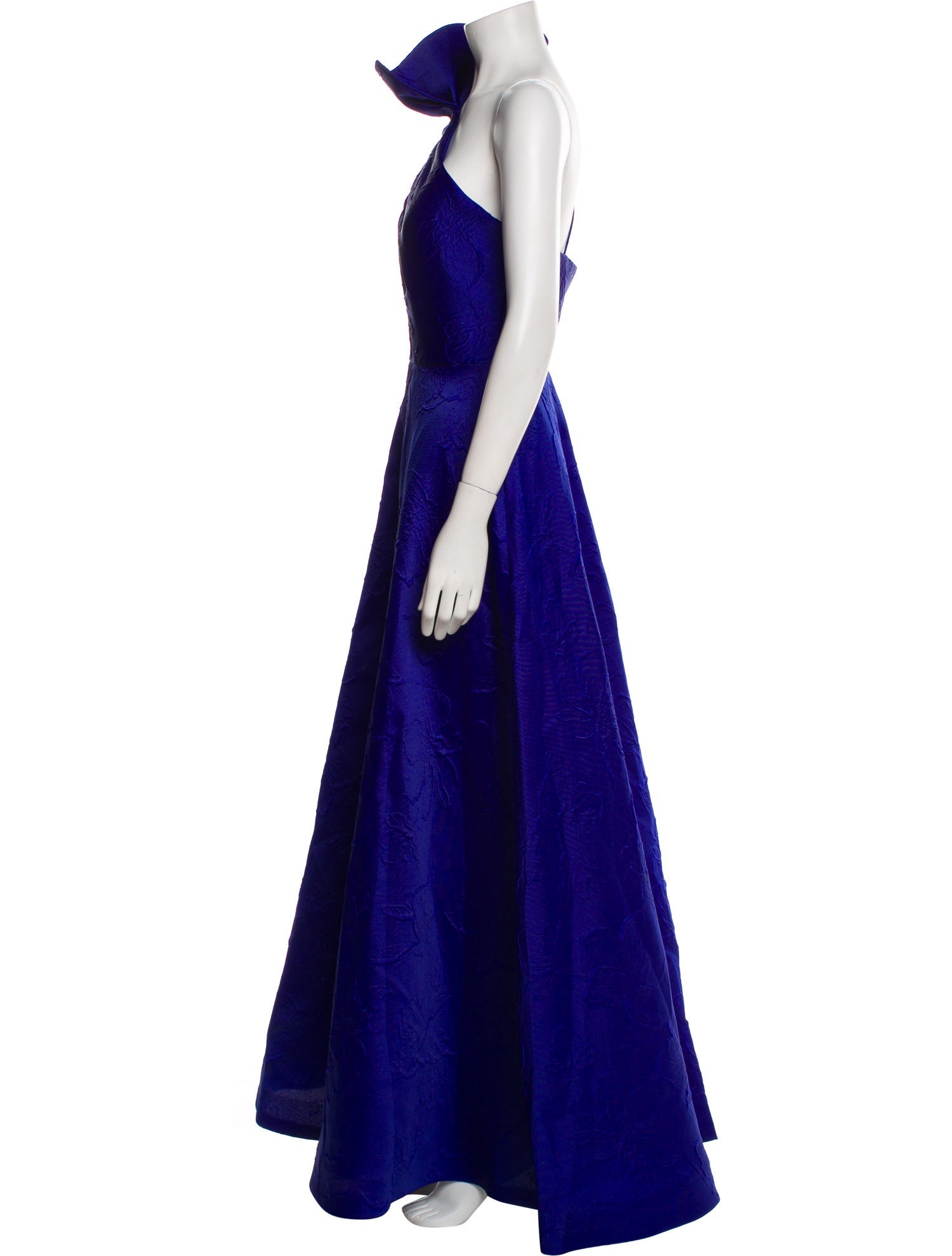 Monique Lhuillier One-Shoulder Long Dress w/ Tags