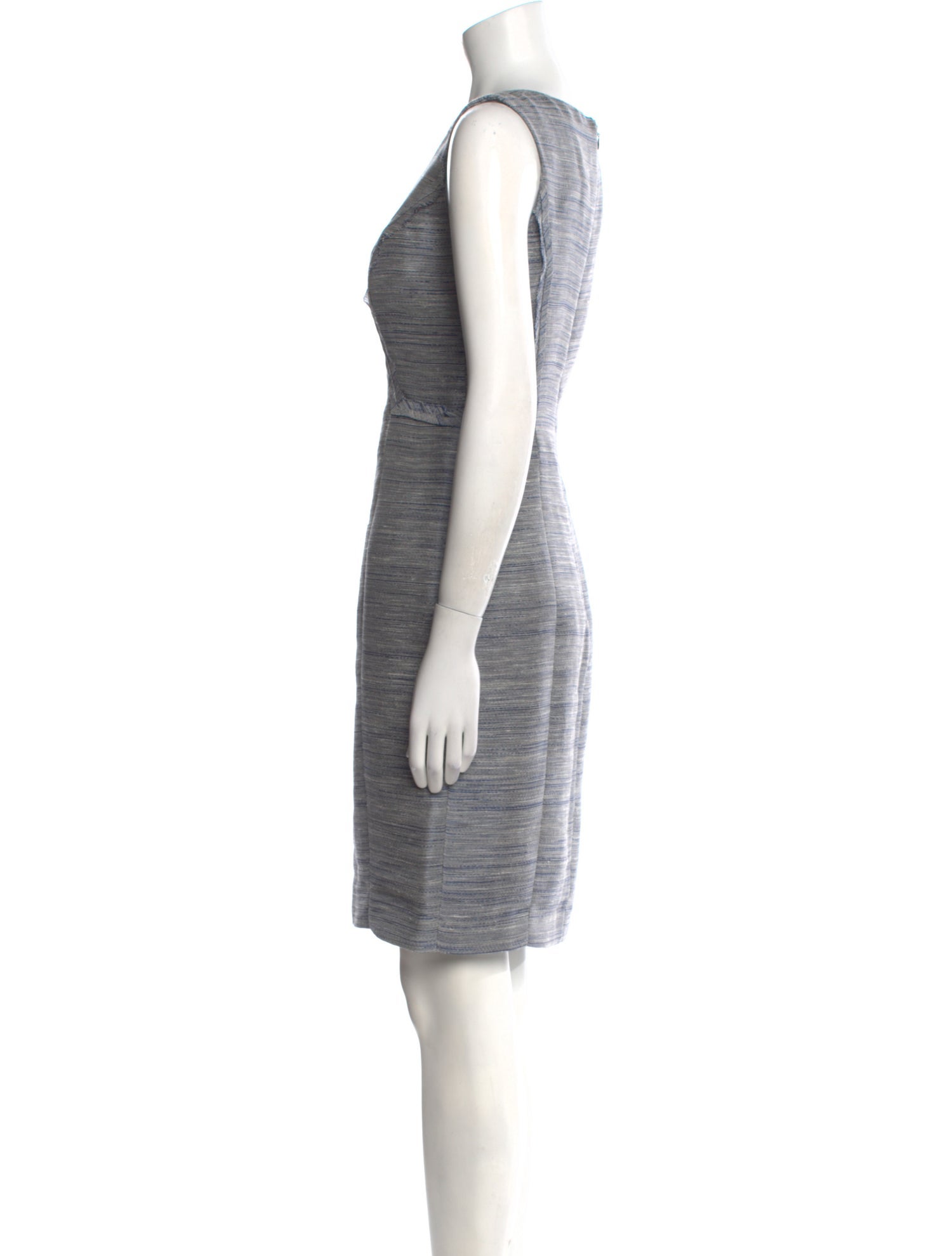 Monique Lhuillier Velvet Knee-Length Dress