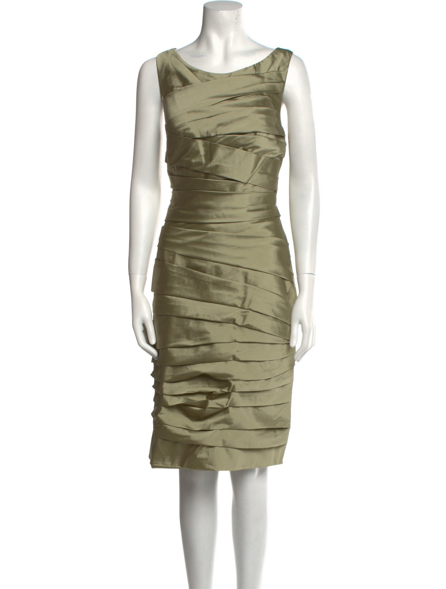 Monique Lhuillier Scoop Neck Knee-Length Dress w/ Tags