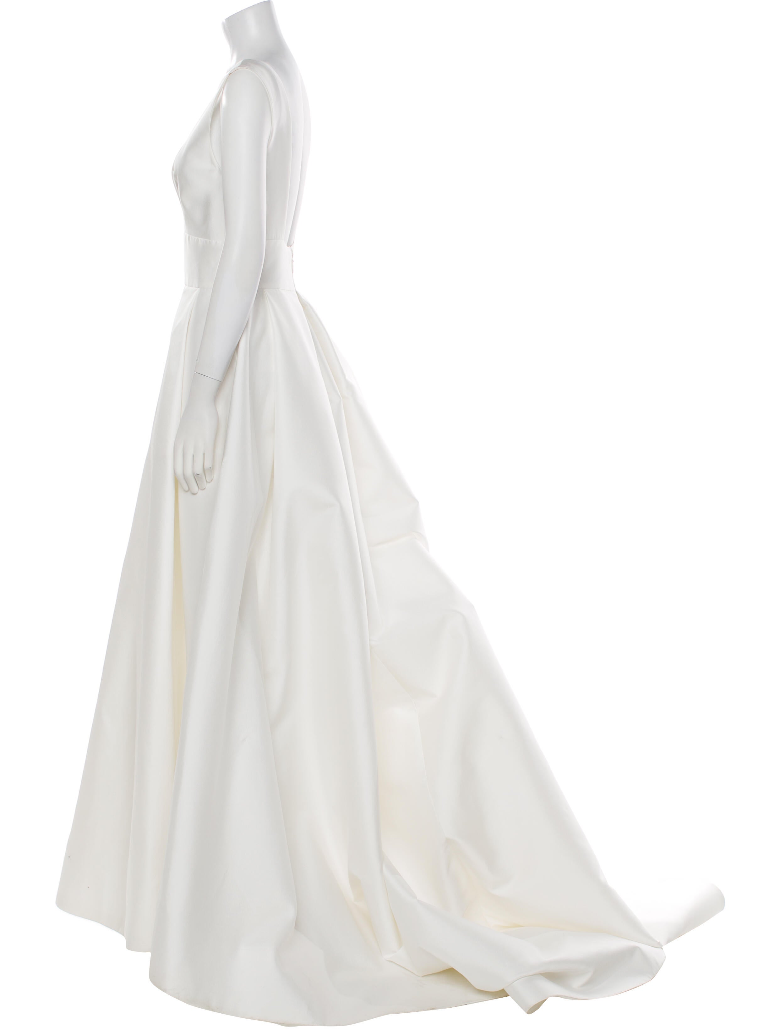 Monique Lhuillier Silk Long Dress