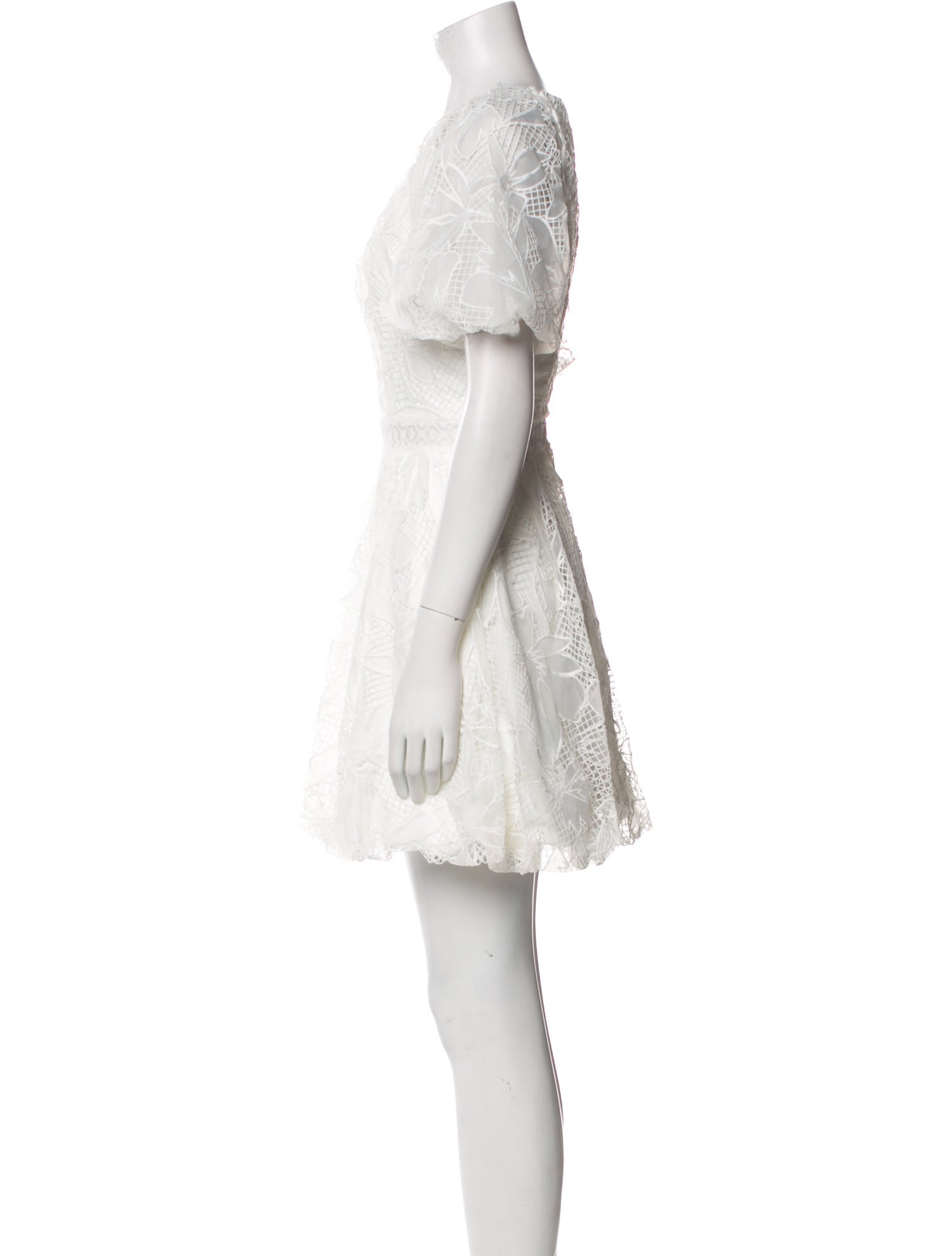 Monique Lhuillier Scoop Neck Mini Dress w/ Tags