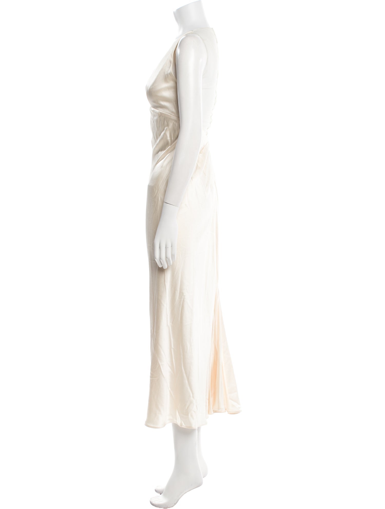 Monique Lhuillier Silk Long Dress