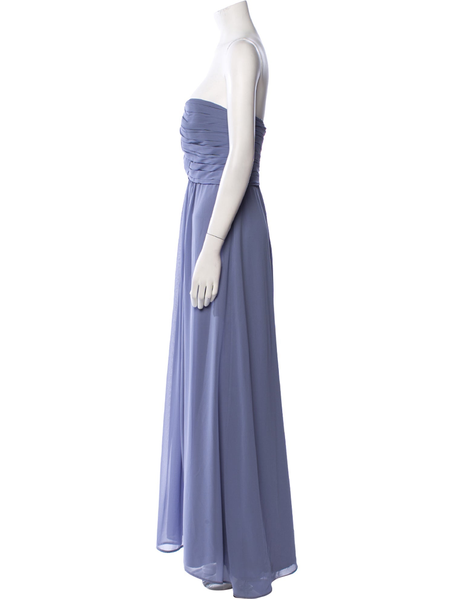 Monique Lhuillier Strapless Long Dress