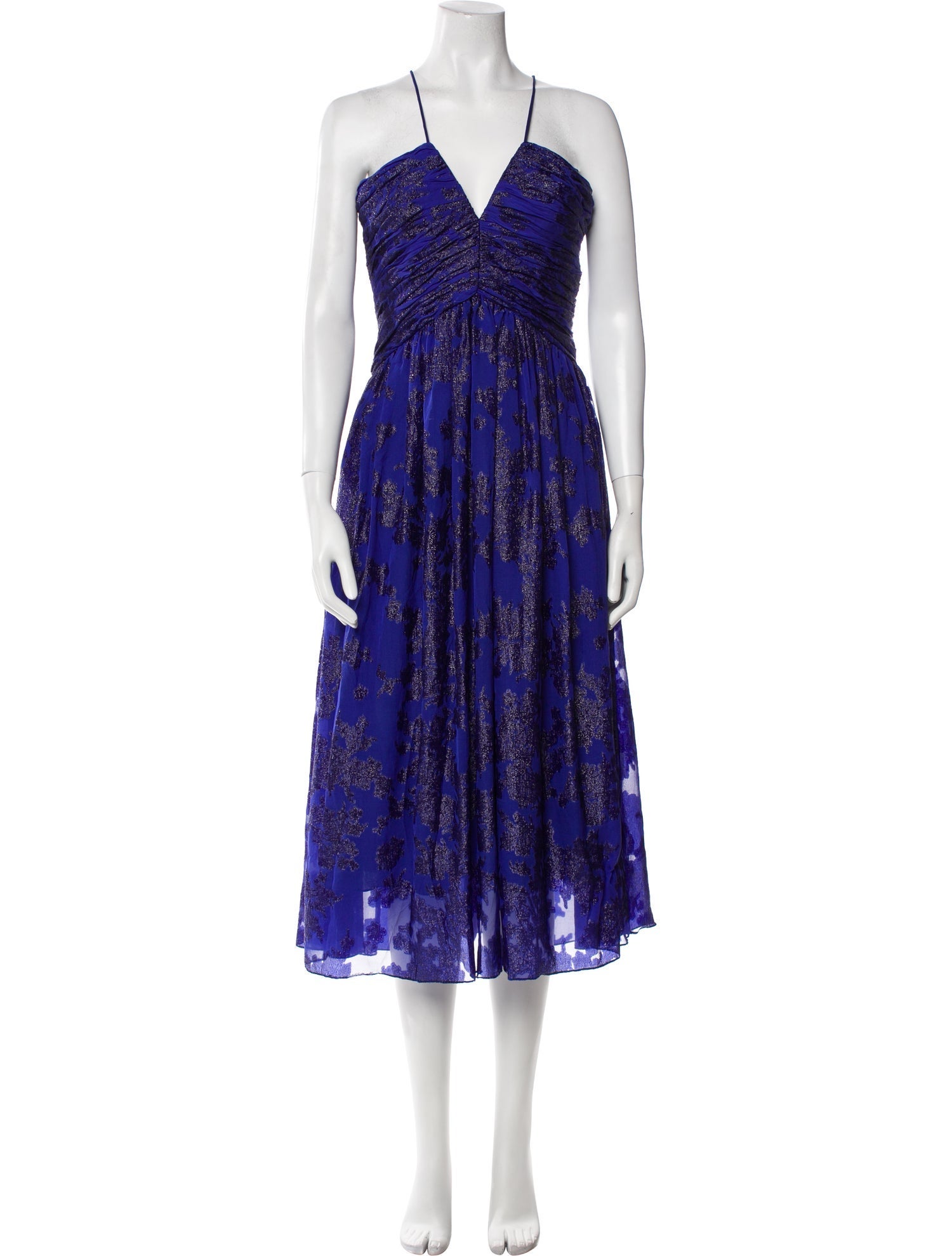 Monique Lhuillier Silk Long Dress