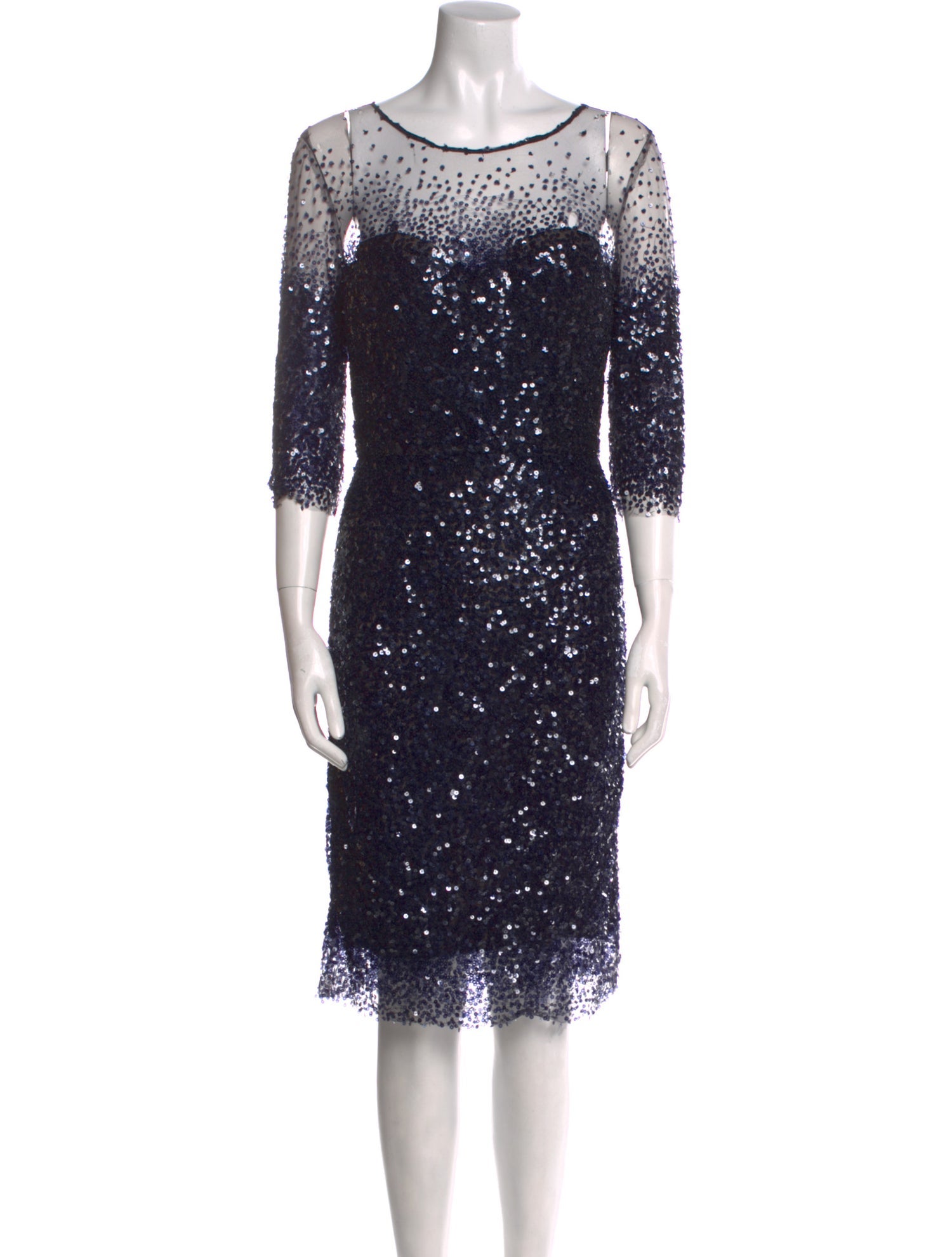 Monique Lhuillier Nylon Mini Dress