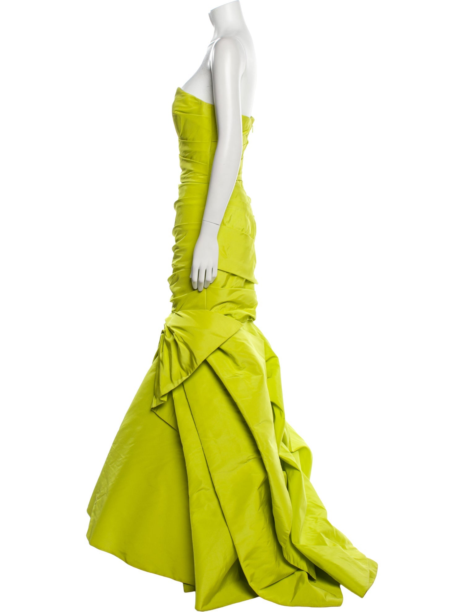 Monique Lhuillier Silk Long Dress