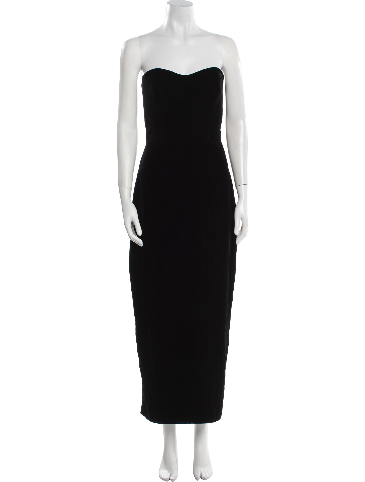 Monique Lhuillier Strapless Long Dress