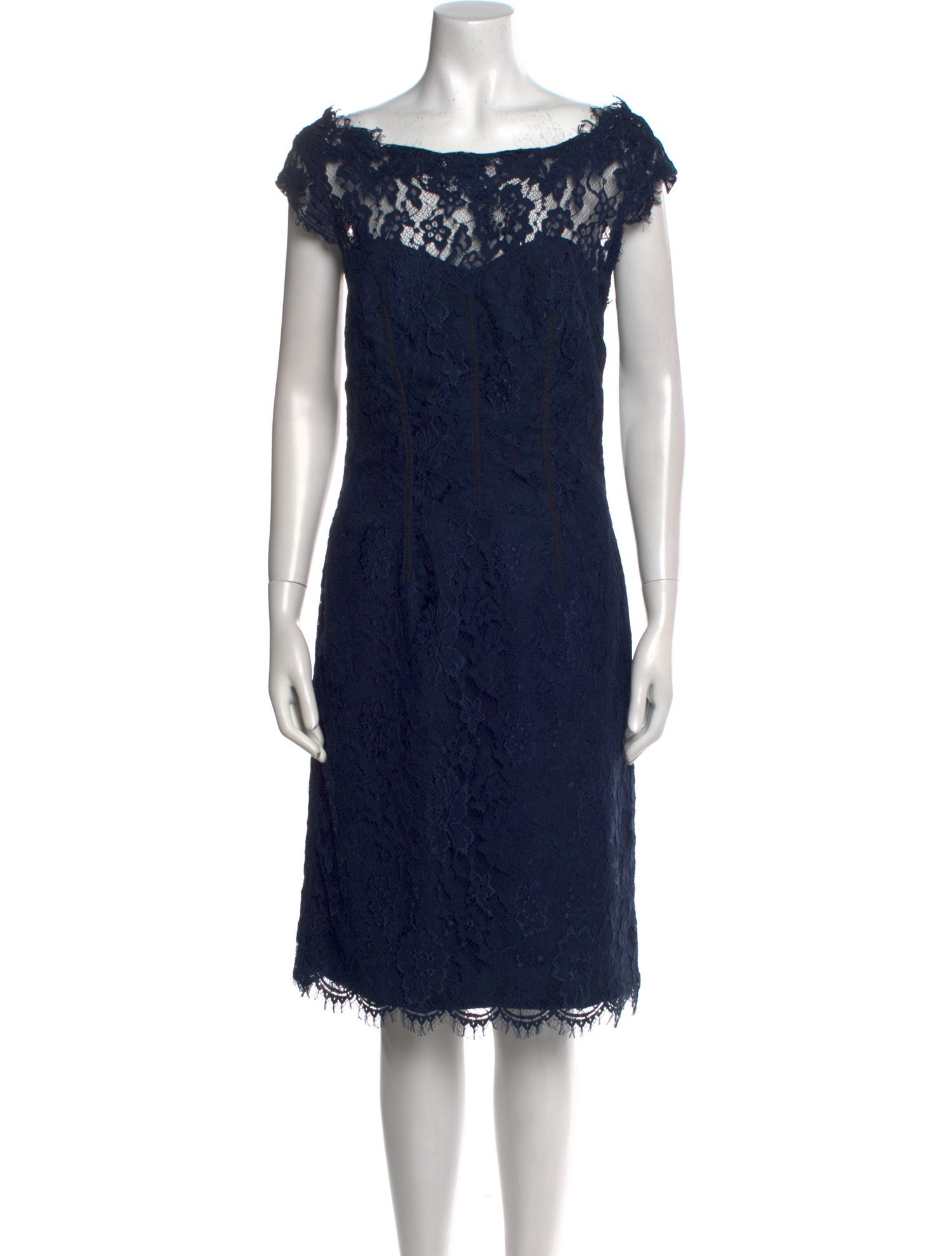 Monique Lhuillier Nylon Knee-Length Dress