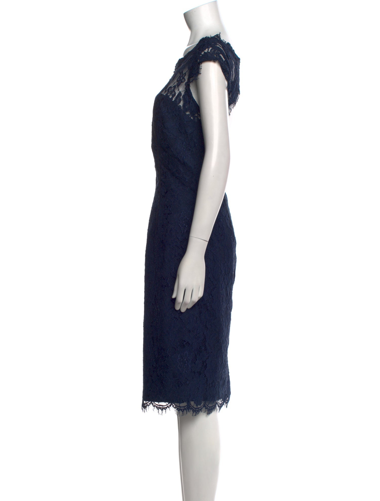 Monique Lhuillier Nylon Knee-Length Dress