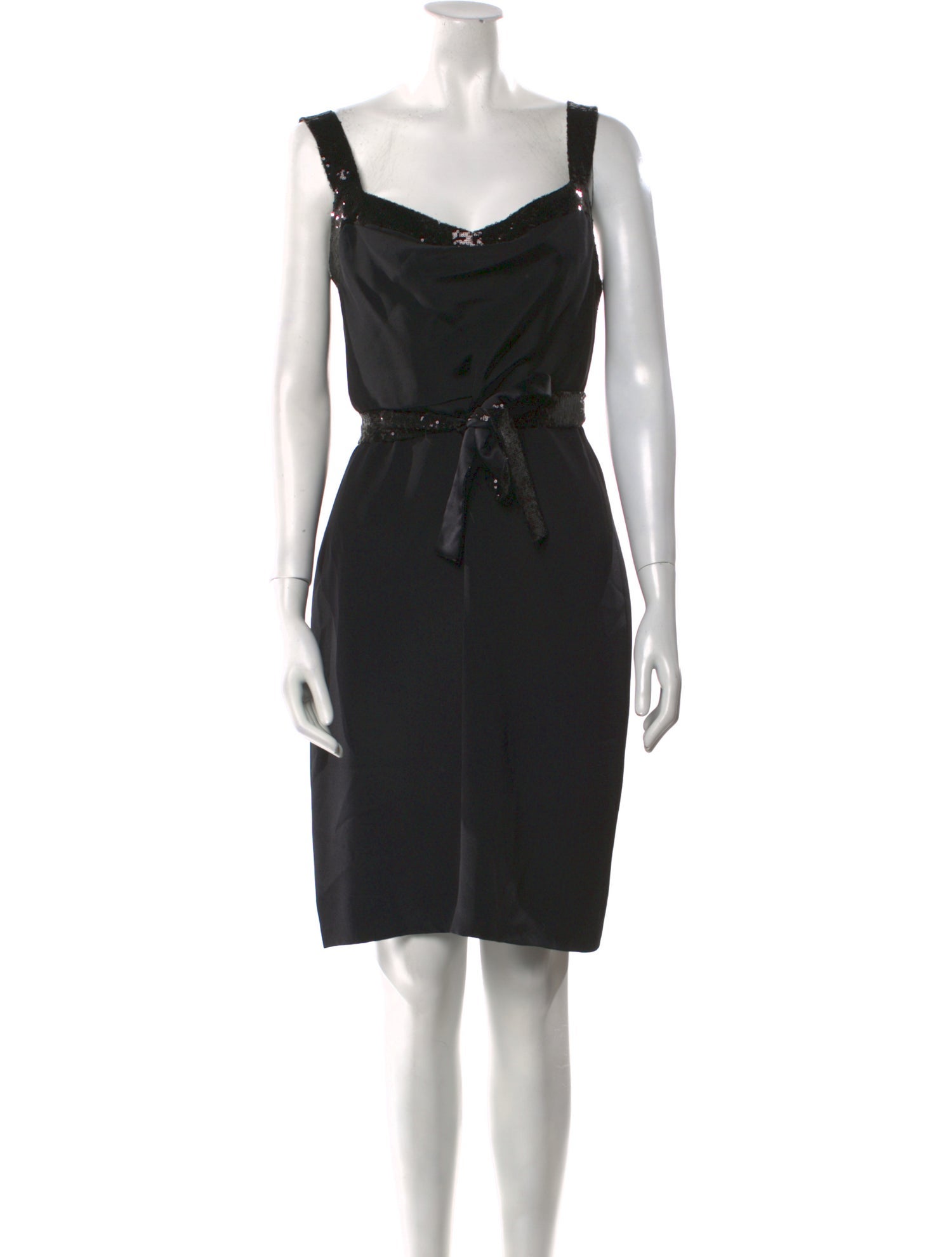 Monique Lhuillier Silk Knee-Length Dress