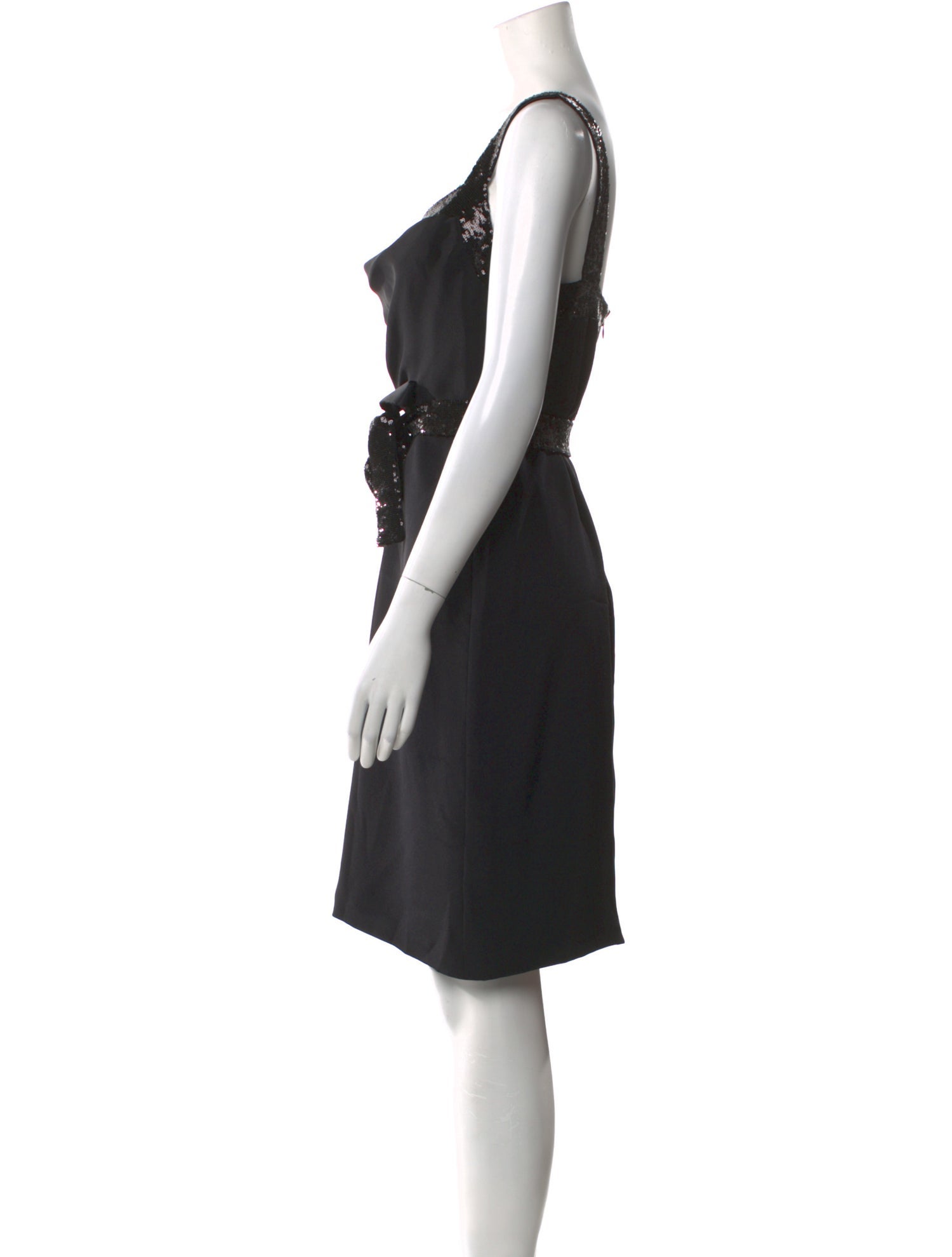 Monique Lhuillier Silk Knee-Length Dress