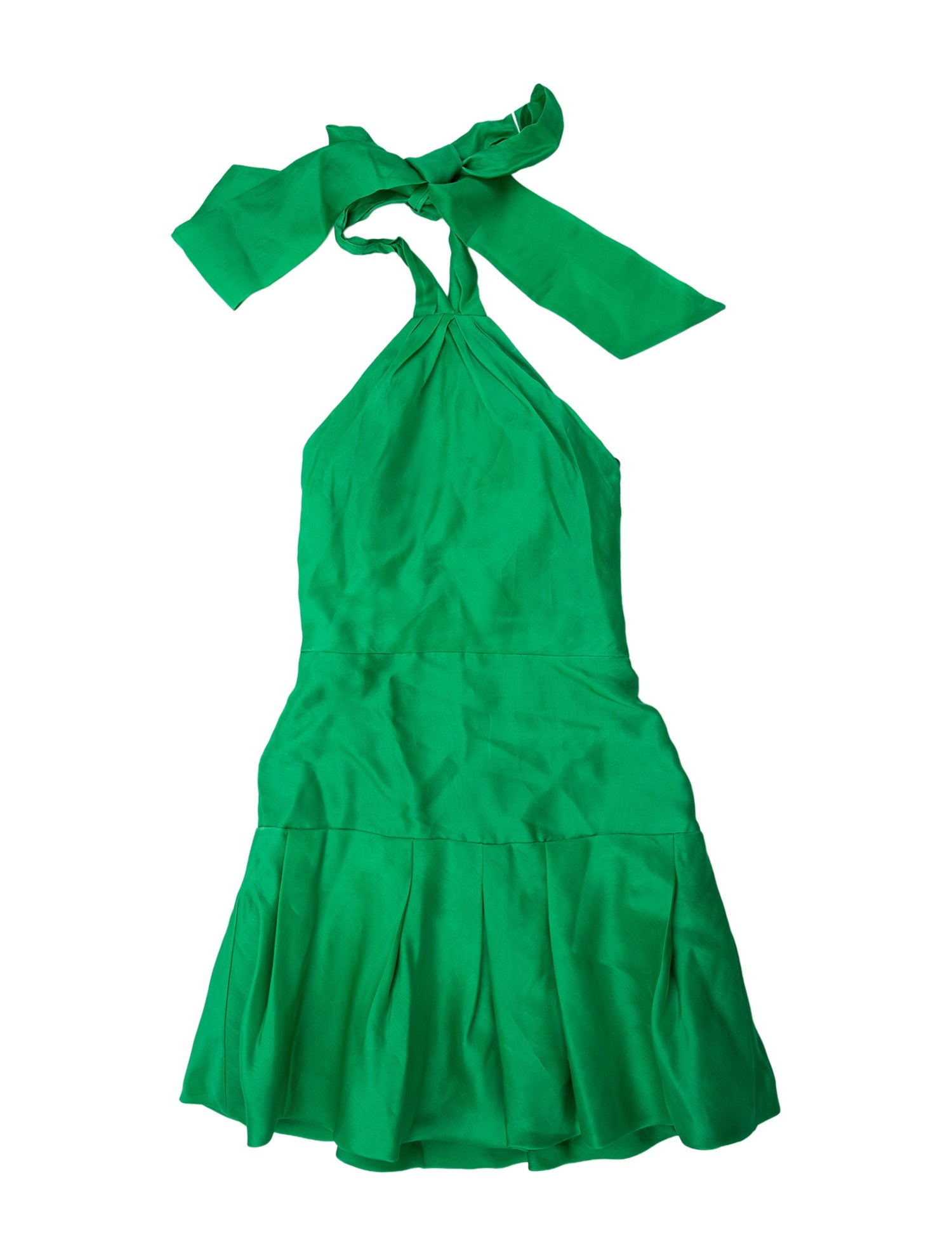 Monique Lhuillier Silk Mini Dress