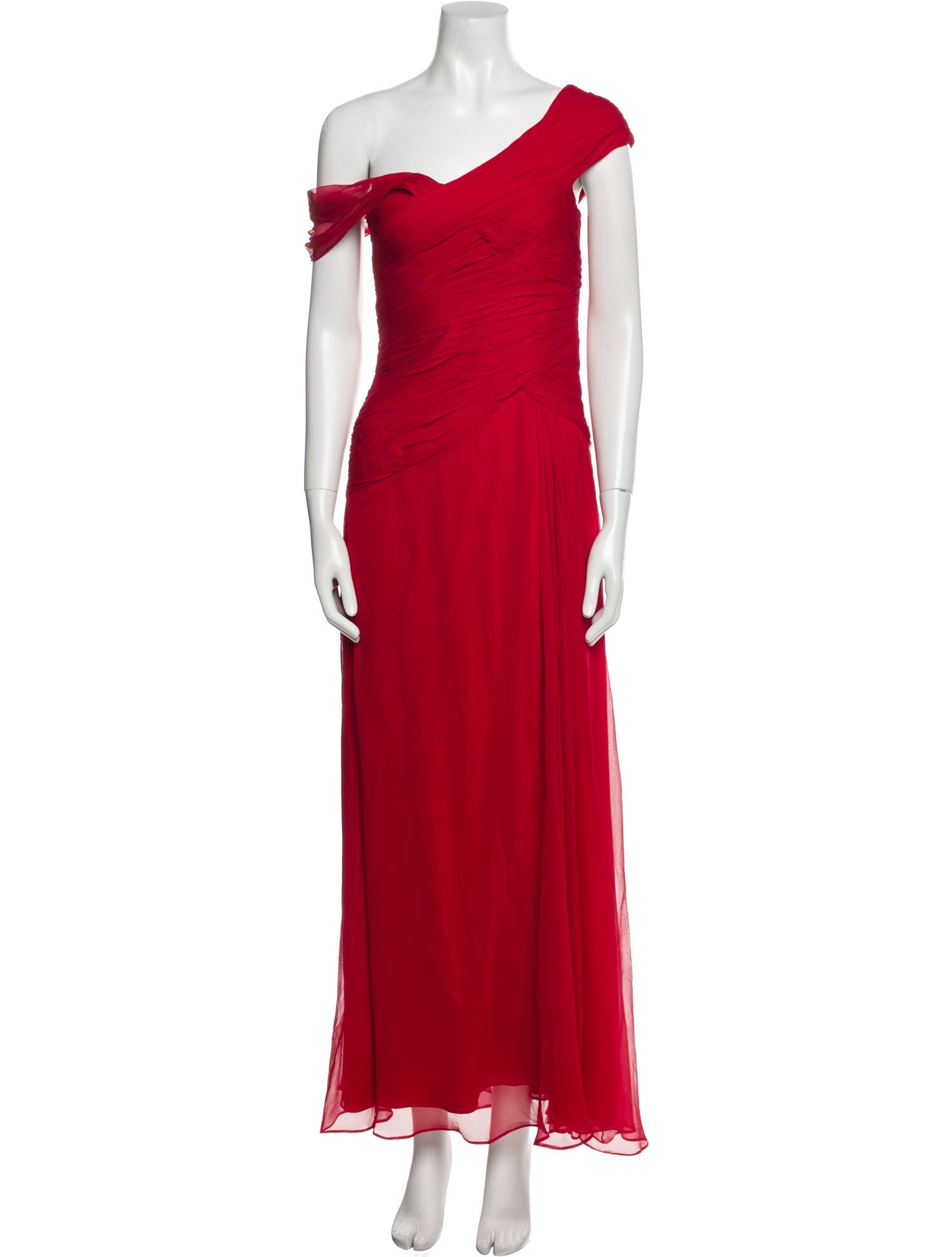 Monique Lhuillier Silk Long Dress