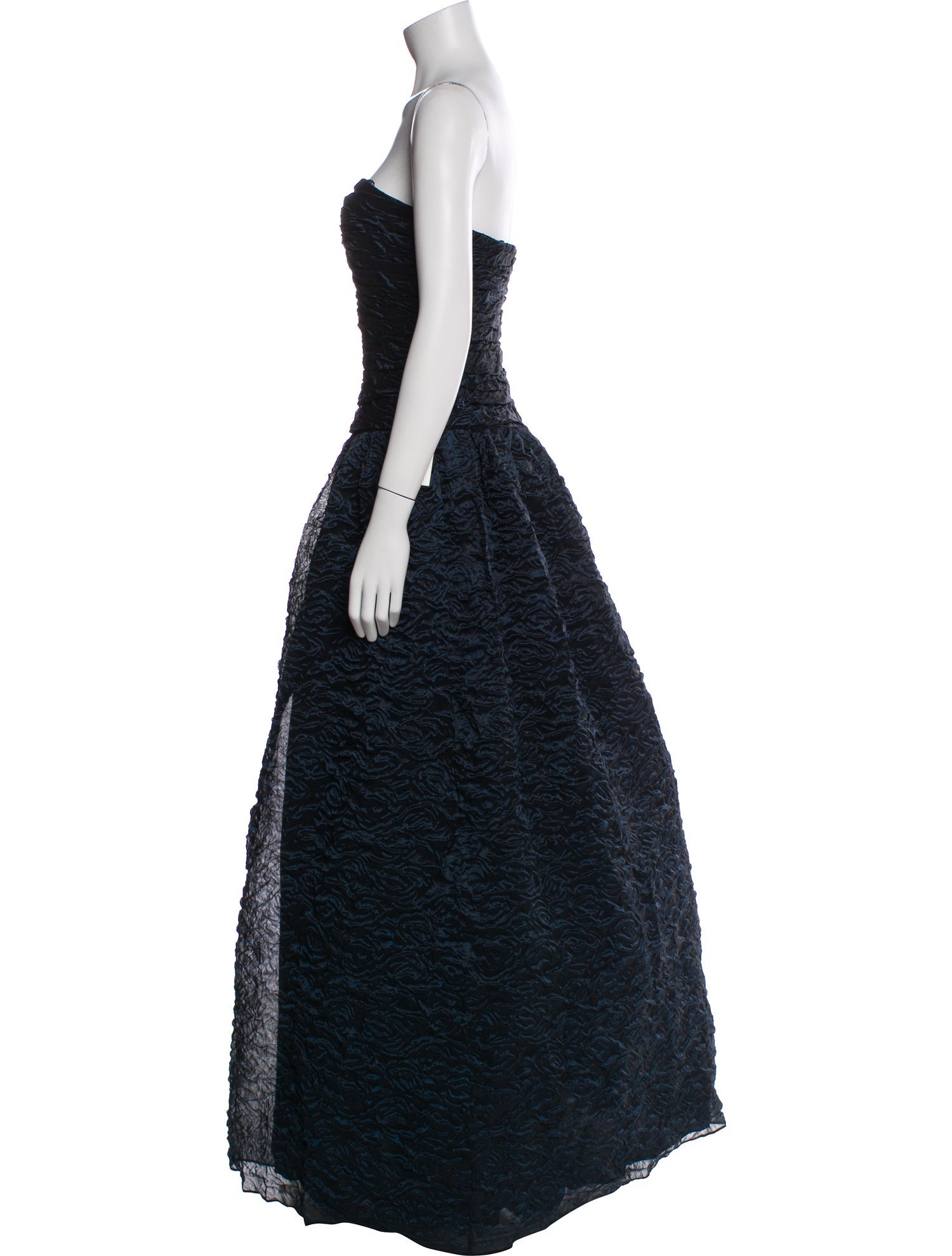 Monique Lhuillier Strapless Long Dress w/ Tags