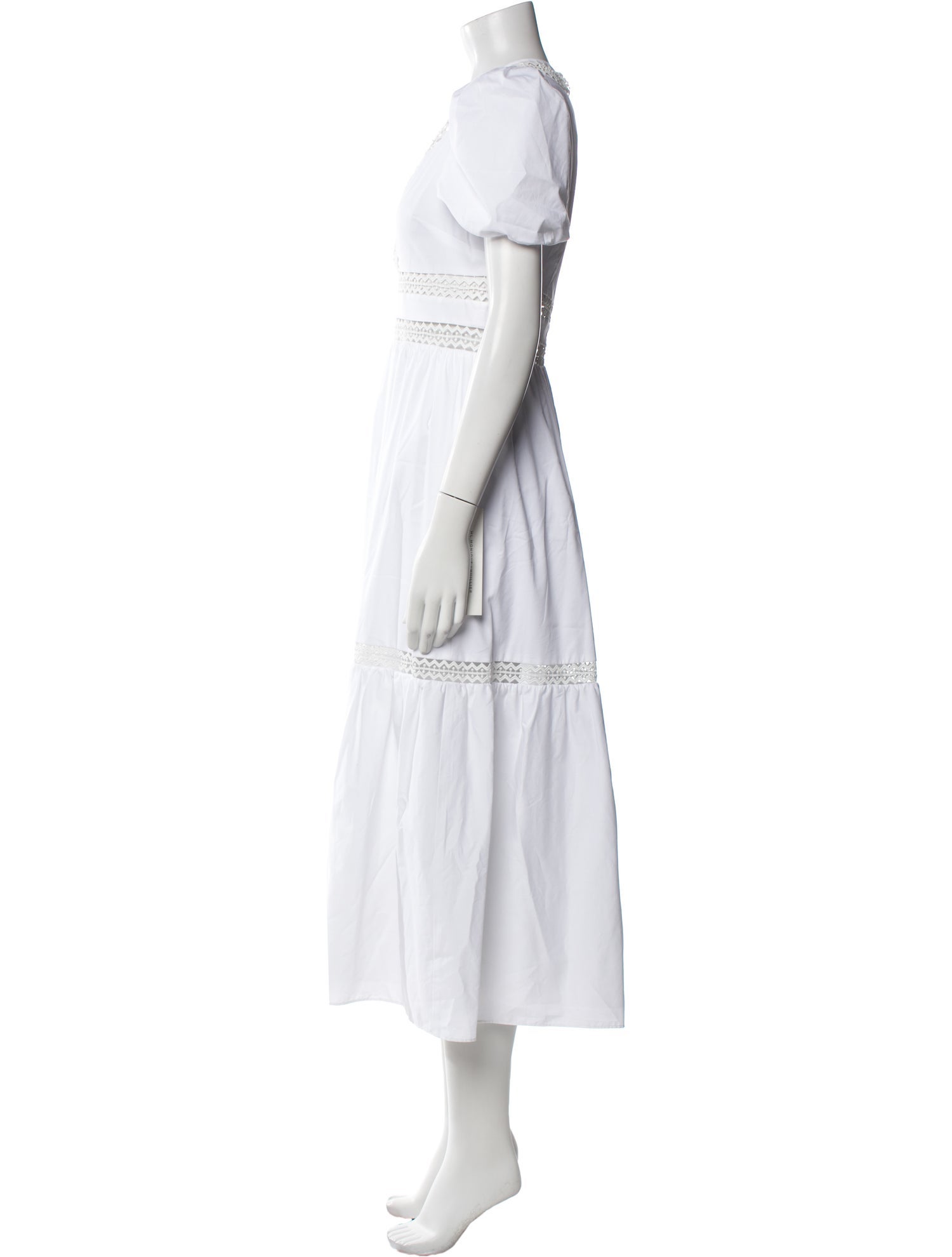 Monique Lhuillier V-Neck Long Dress w/ Tags